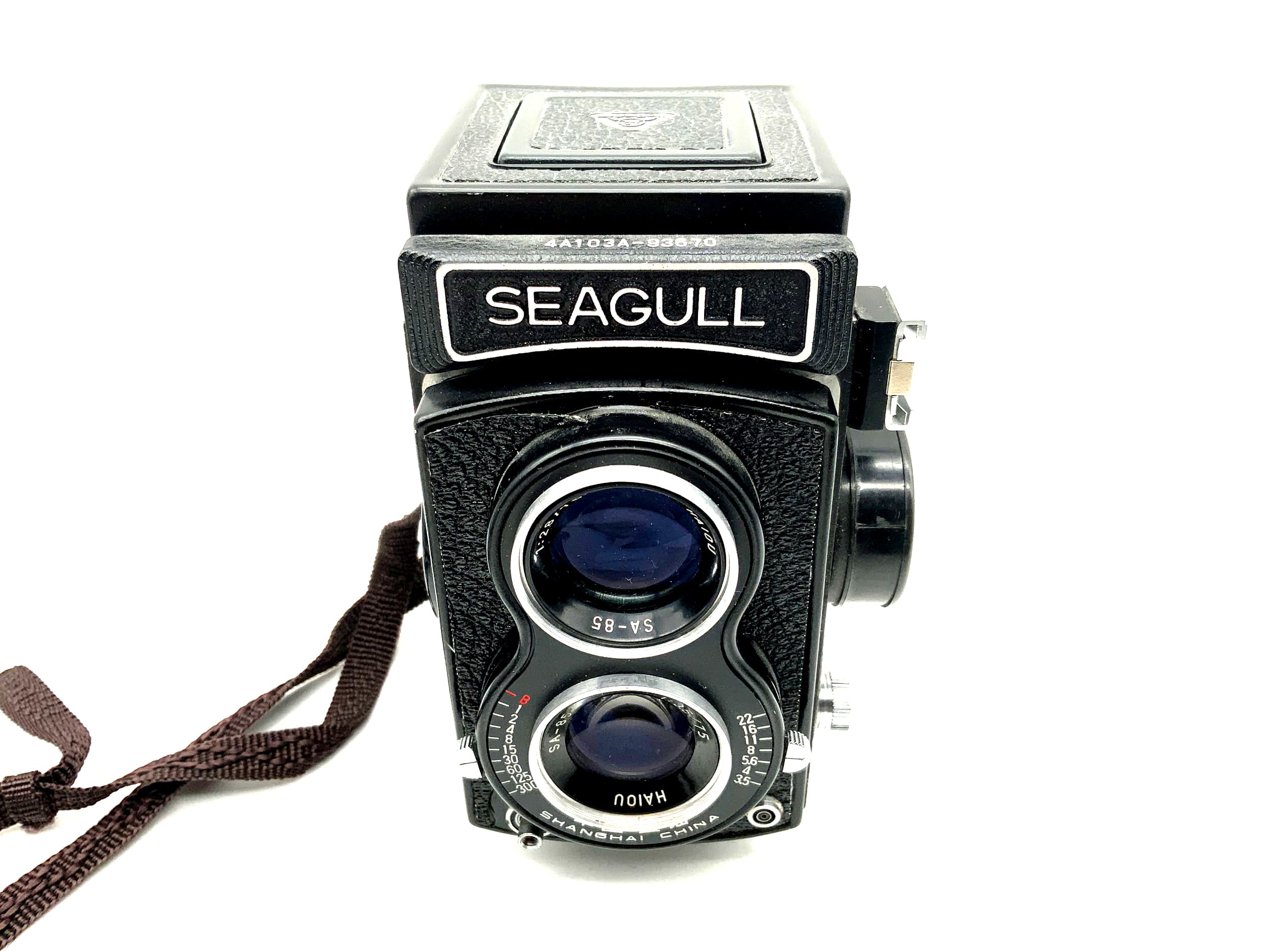 Appareil photo Seagull 4A-103 TLR avec objectif bi-objectif Haiou SA-85 1:3.5/75