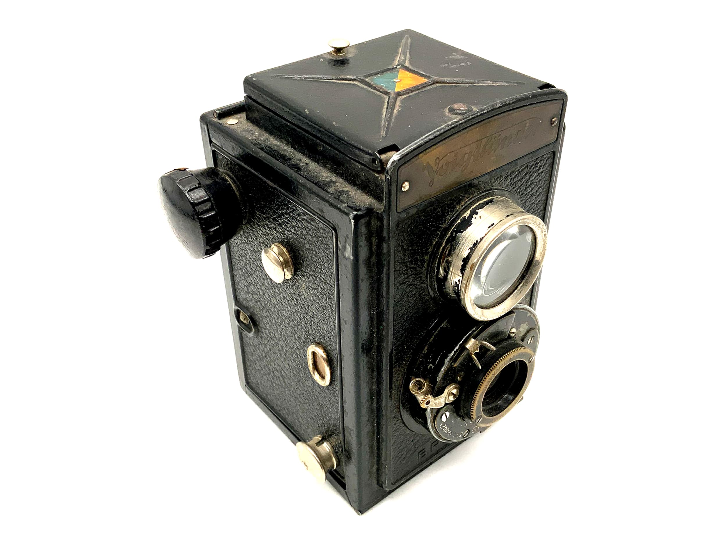 Voigtländer Brillant TLR avec appareil photo reflex bi-objectif Anastigmat Voigtar 1:6,3/75 mm