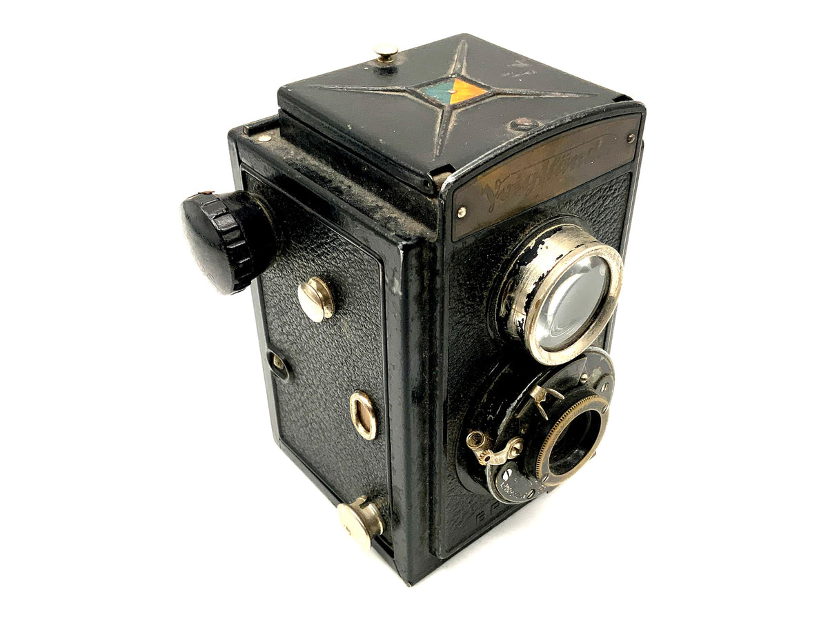 Voigtländer Brillant TLR avec appareil photo reflex bi-objectif Anastigmat Voigtar 1:6,3/75 mm