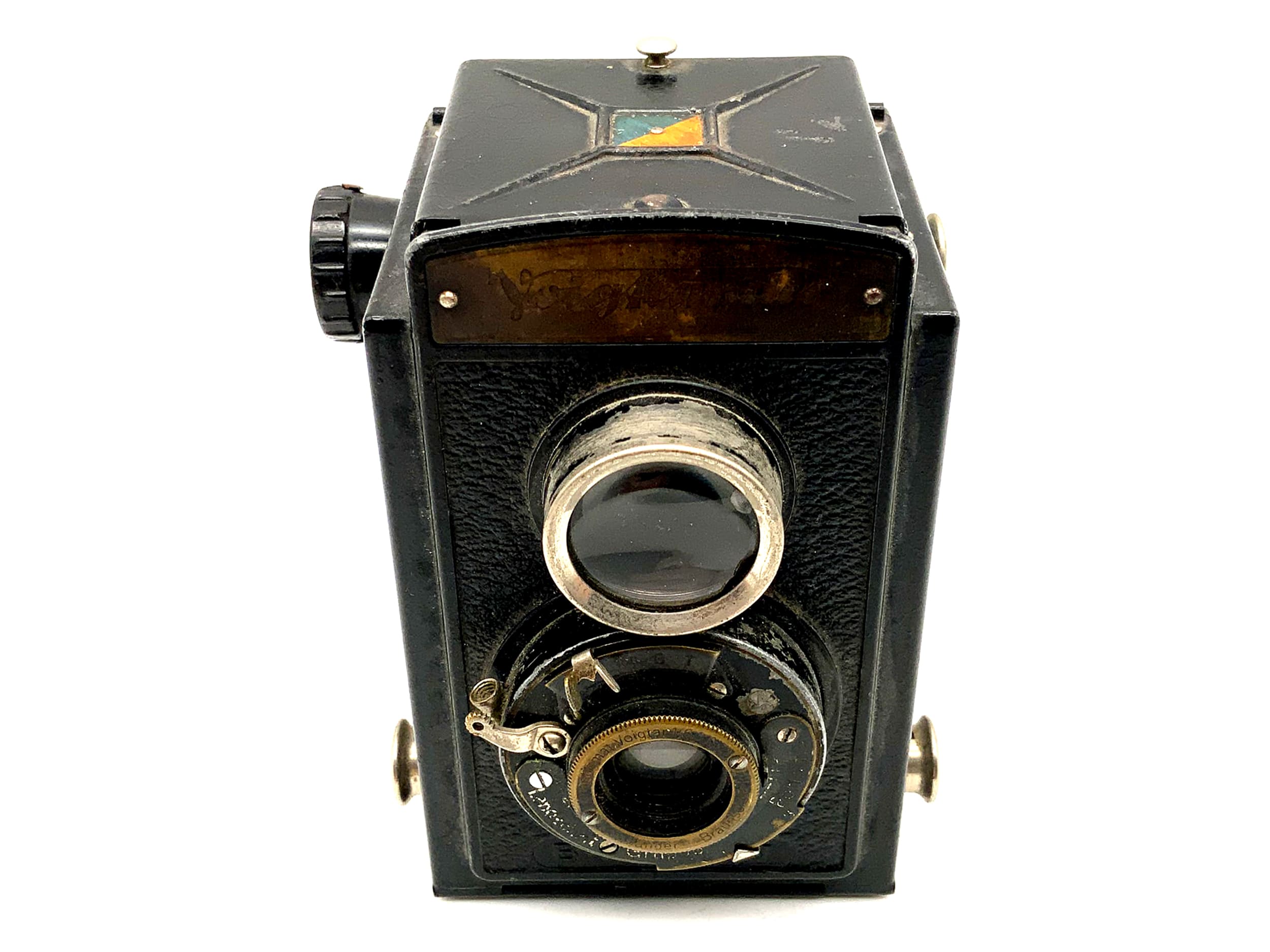 Voigtländer Brillant TLR avec appareil photo reflex bi-objectif Anastigmat Voigtar 1:6,3/75 mm