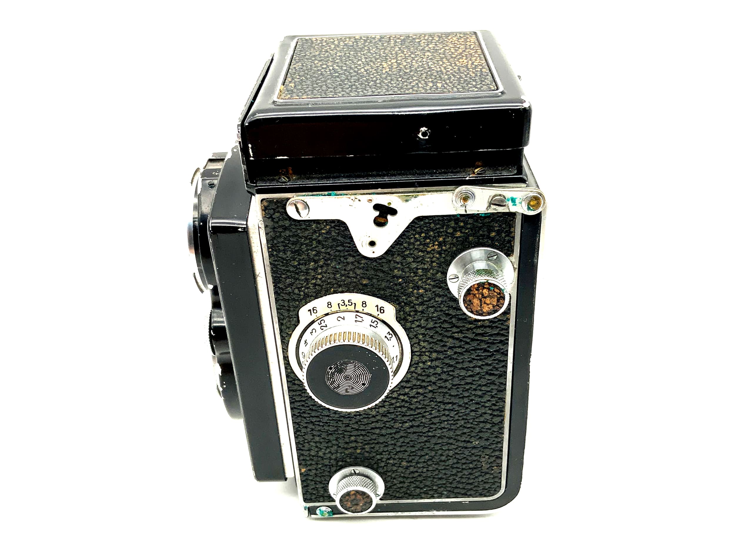 Rollei Rolleiflex TLR with Tessar 1:3.5 f=7.5cm Compur Rapid twin-lens reflex camera