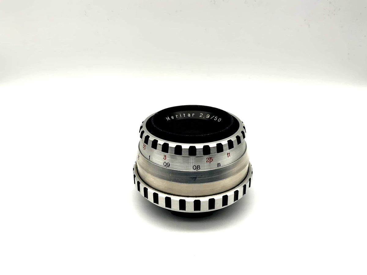 Objectif E. Ludwig 50 mm 1:2,9 Objectif d'appareil photo Meritar (Exa)