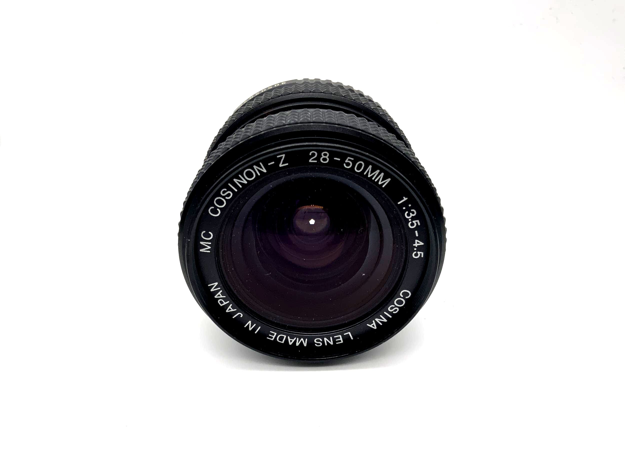 Objectif Cosina 28-50mm 1:3.5-4.5 Objectif pour appareil photo Cosinon-Z MC (Pentax K)