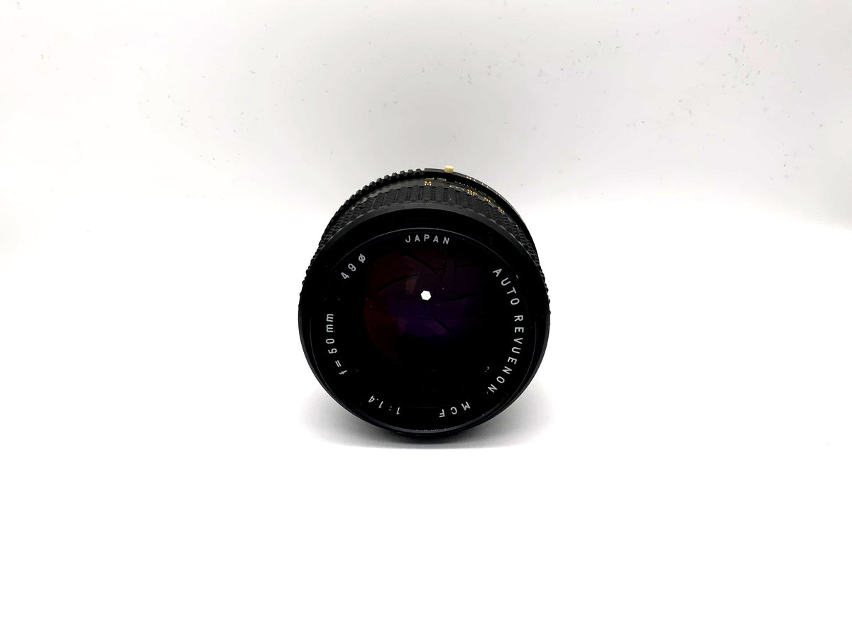 Objectif Revuenon 50 mm 1:1.4 Objectif d'appareil photo MCF automatique (Mamiya ZE)