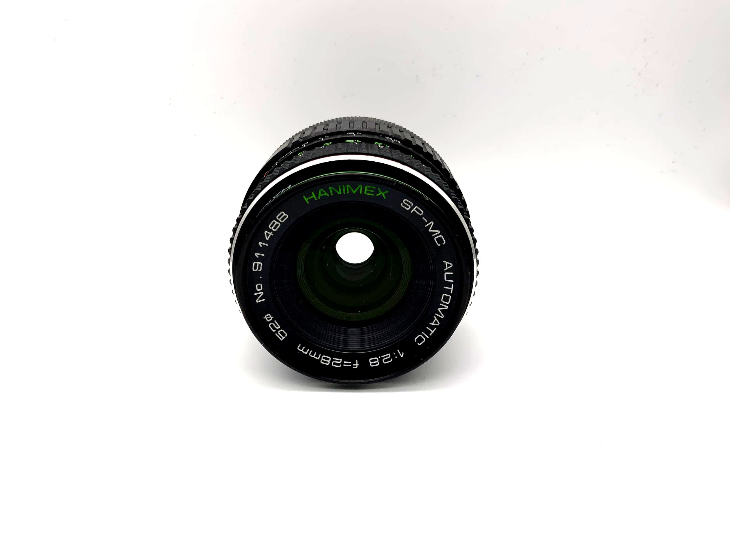 Hanimex 28mm 1:2.8 Lens SP-MC Automatic Camera Lens (Canon FD)