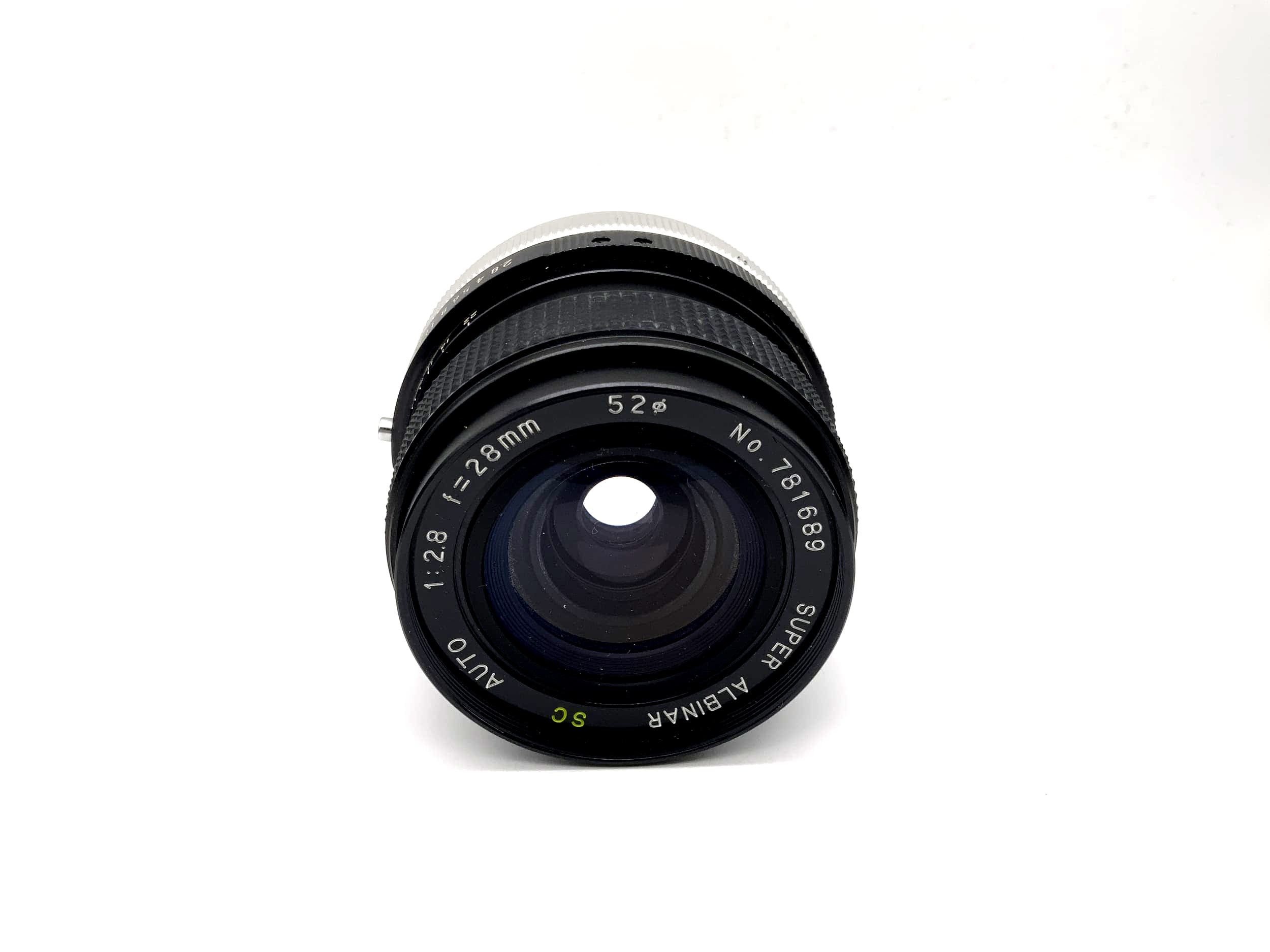 Objectif Albinar 28 mm 1:2.8 Super SC Auto pour appareil photo (Canon FD)