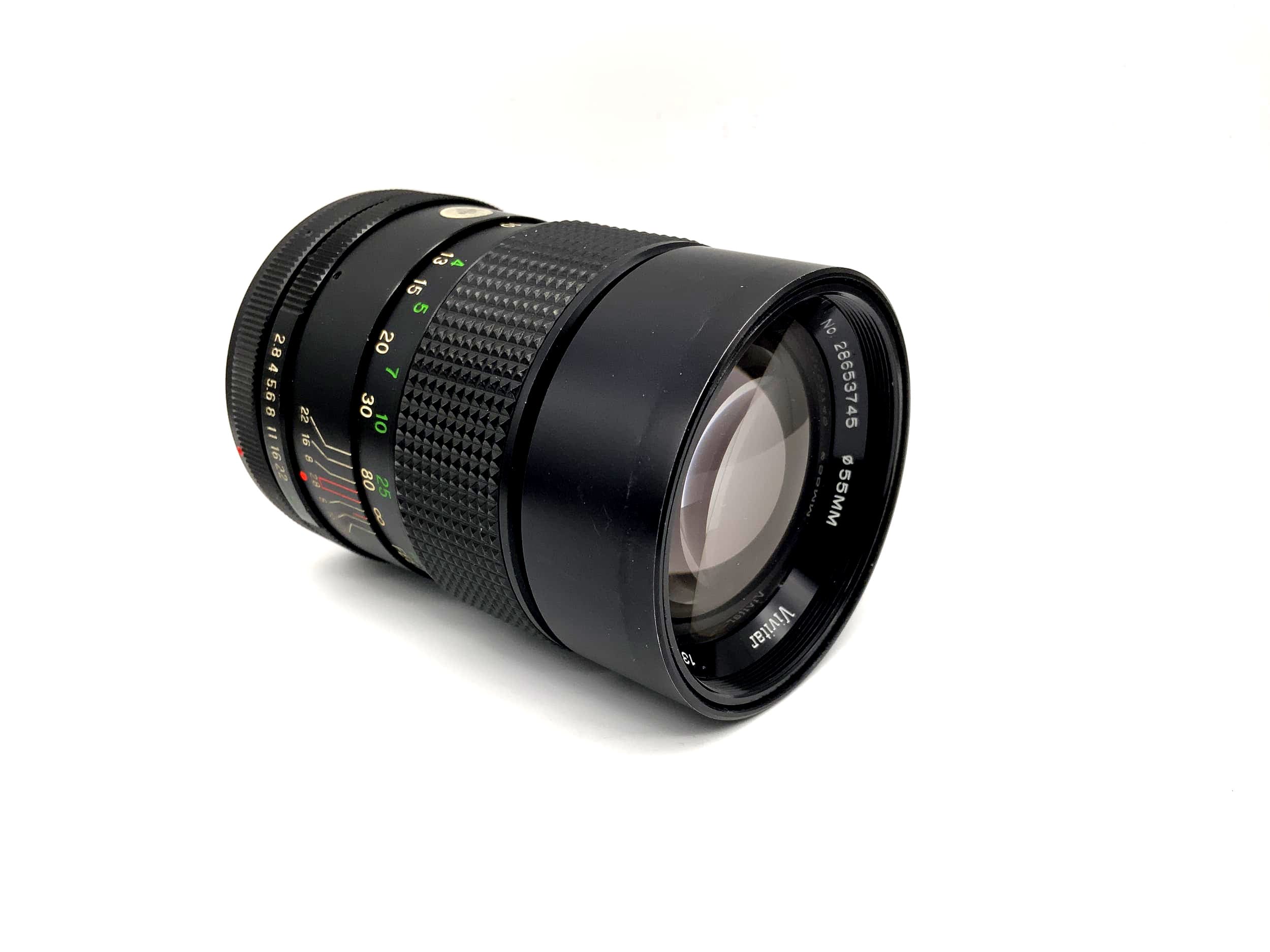 Vivitar 135mm 1:2.8 Lens Auto-Telephoto Camera Lens (Canon FD)