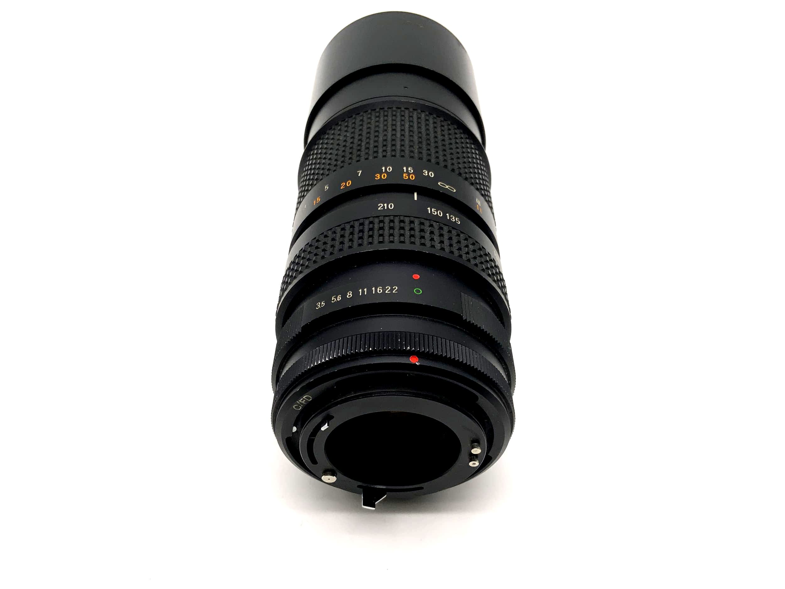 Objectif Tokina 70-210 mm 1:3.5 RMC pour appareil photo (Canon FD)