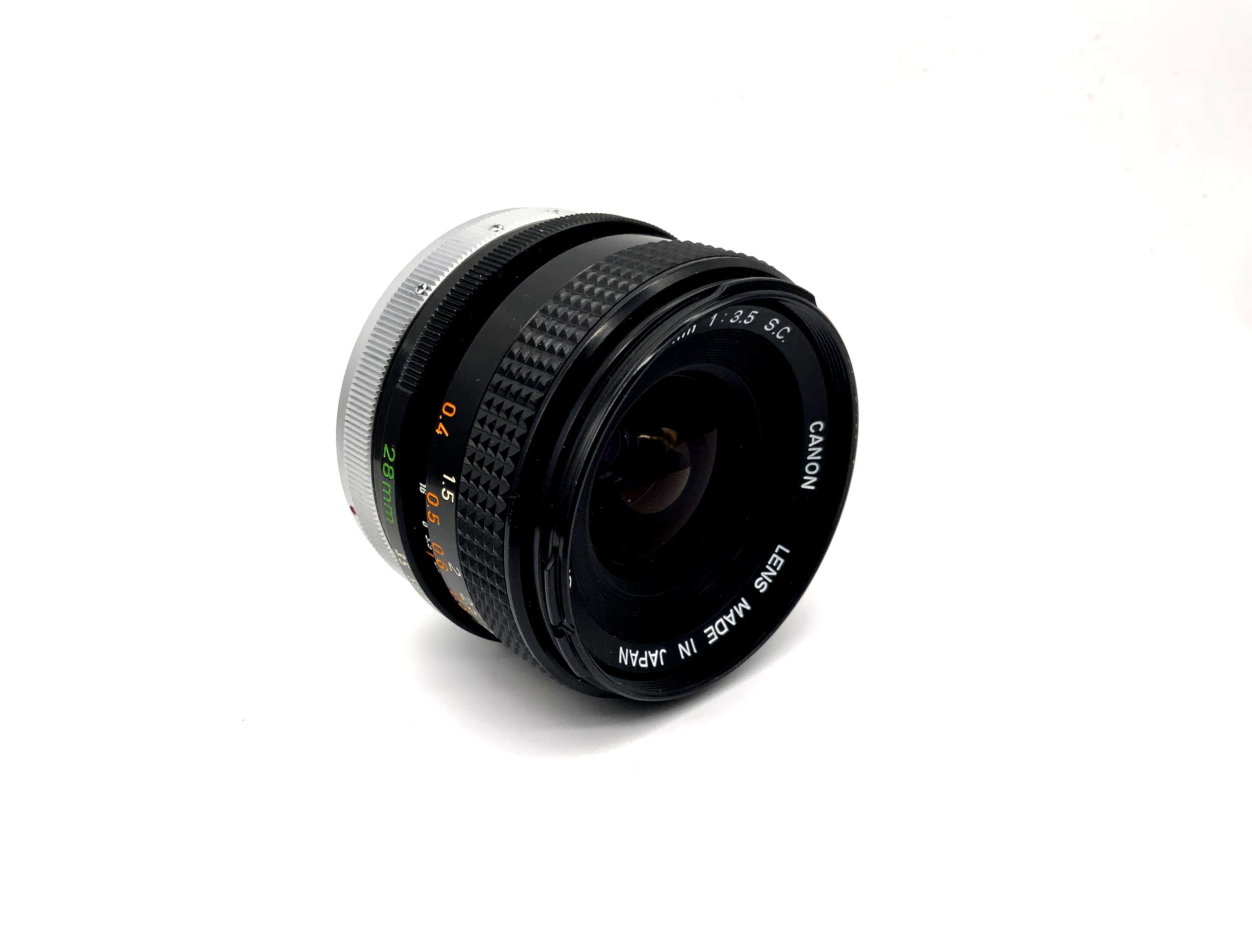 Canon 28mm 1:3.5 Lens Lens FD SC Camera Camera Lens (Canon FD)