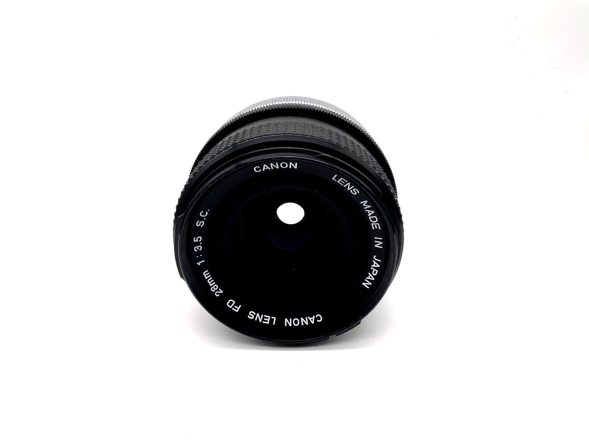 Objectif Canon 28 mm f/3.5 FD SC pour appareil photo (Canon FD)