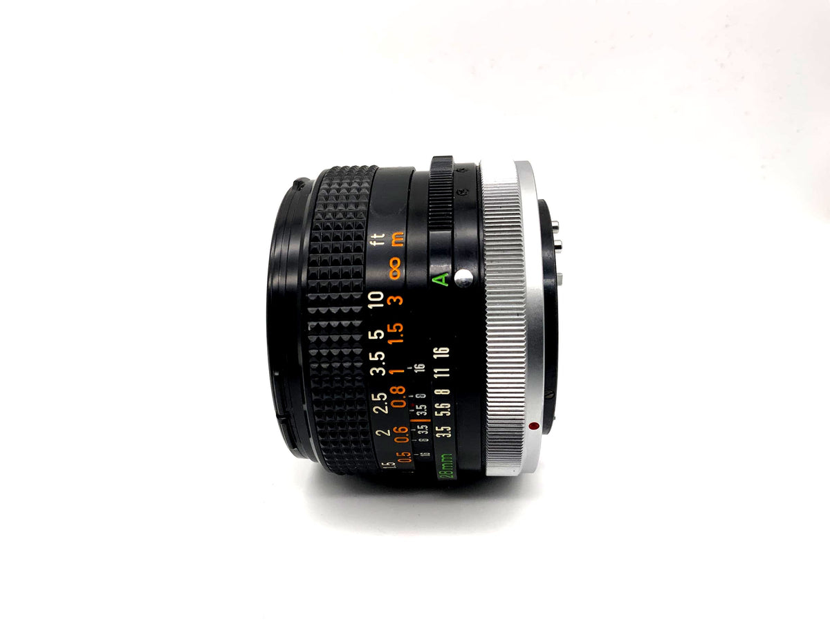 Objectif Canon 28 mm f/3.5 FD SC pour appareil photo (Canon FD)