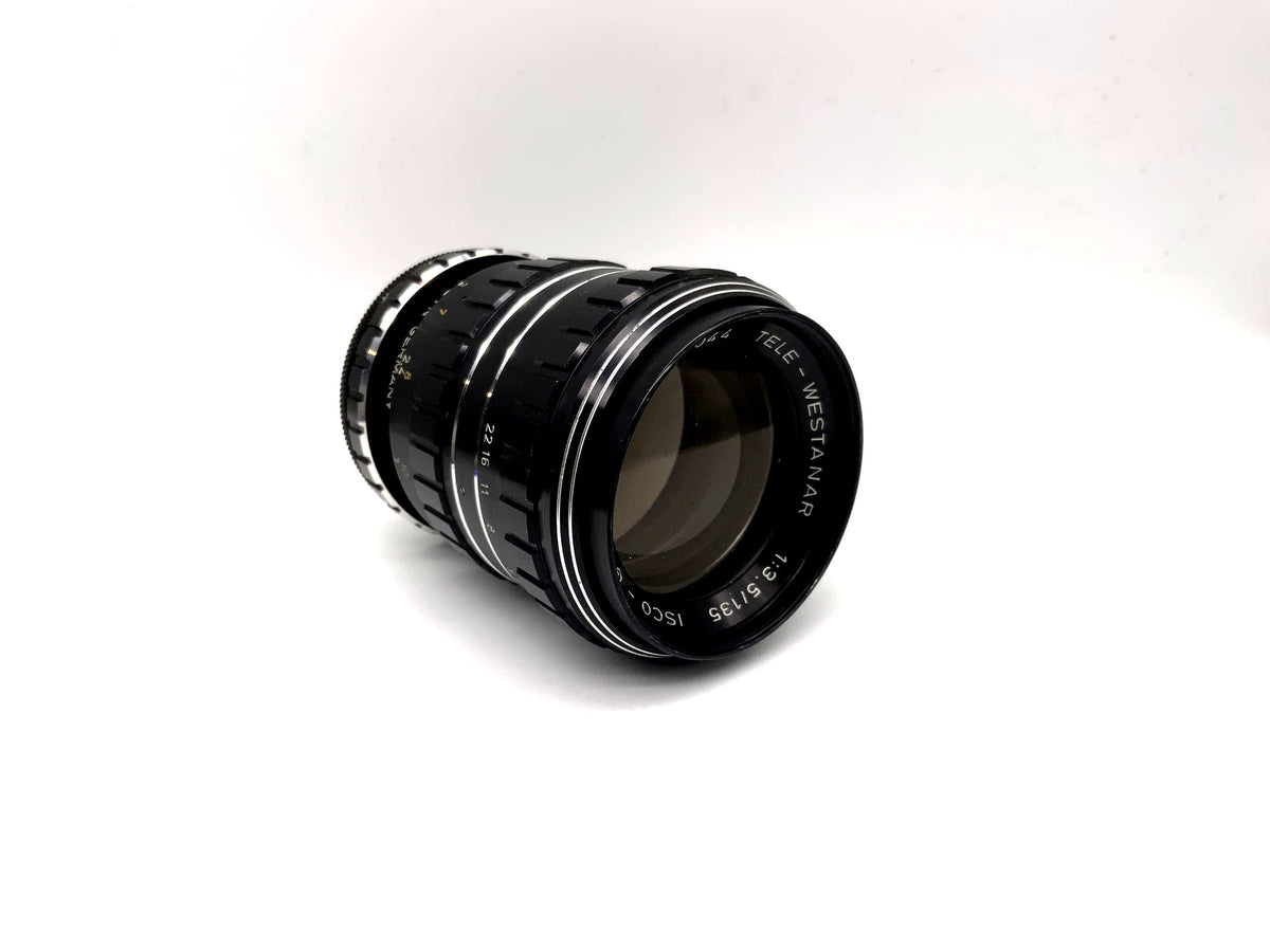 Isco Göttingen 135mm 1:3.5 Tele-Westanar Camera Lens 15 Blades (M42)