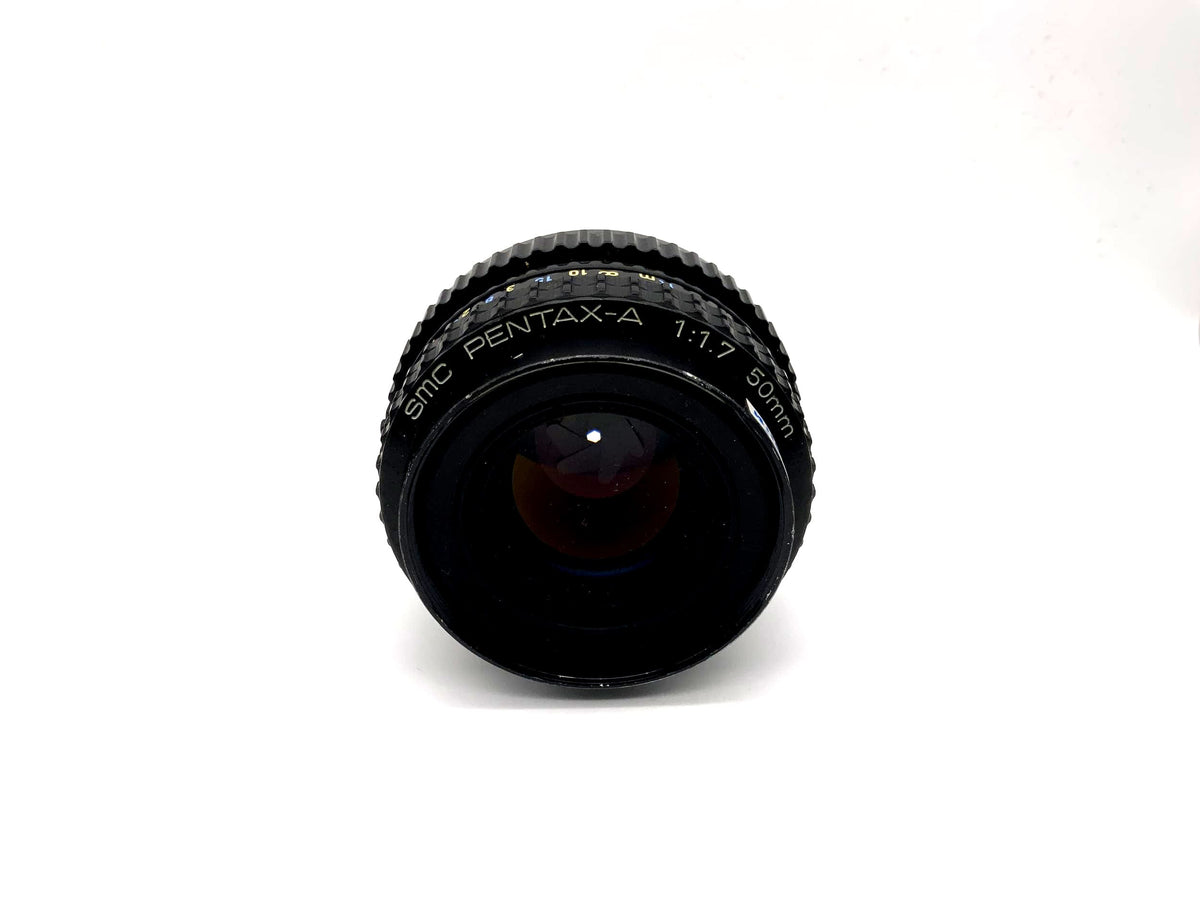 Objectif Pentax 50 mm 1:1.7 SMC pour appareil photo Pentax-A (Pentax K)