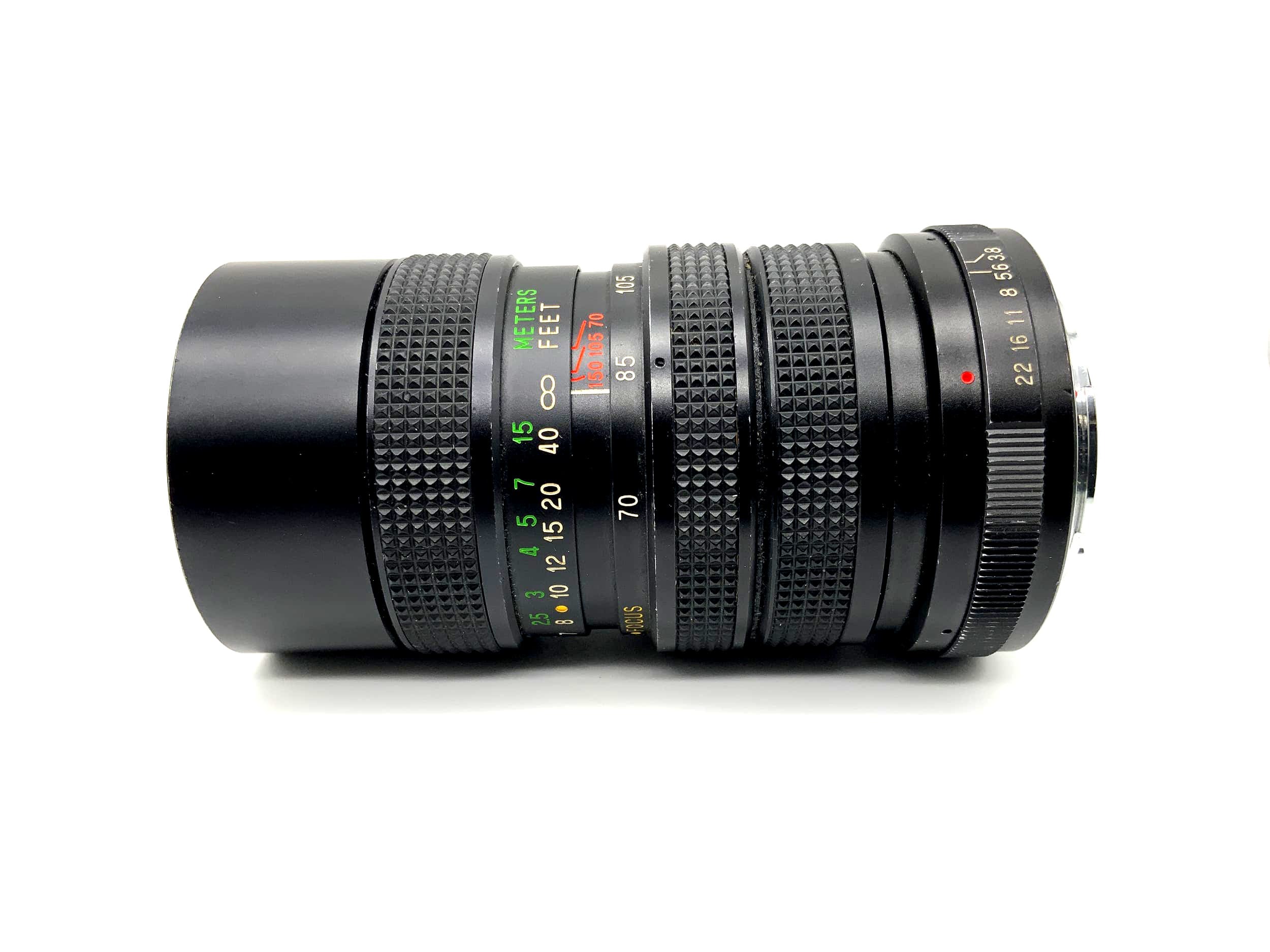 Objectif Vivitar 70-150 mm 1:3.8 à mise au point rapprochée et zoom automatique (Pentax K)