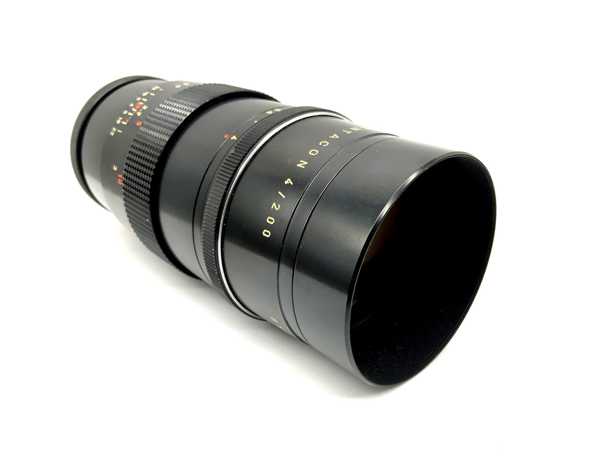 Objectif Pentacon 200 mm 1:4 15 lames alias Meyer Optik Görlitz Orestegor (M42)