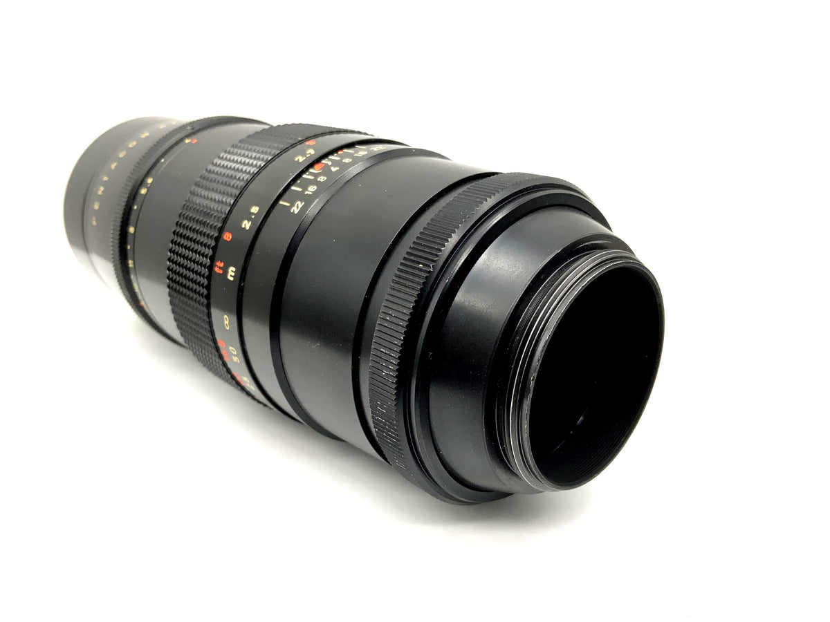 Objectif Pentacon 200 mm 1:4 15 lames alias Meyer Optik Görlitz Orestegor (M42)