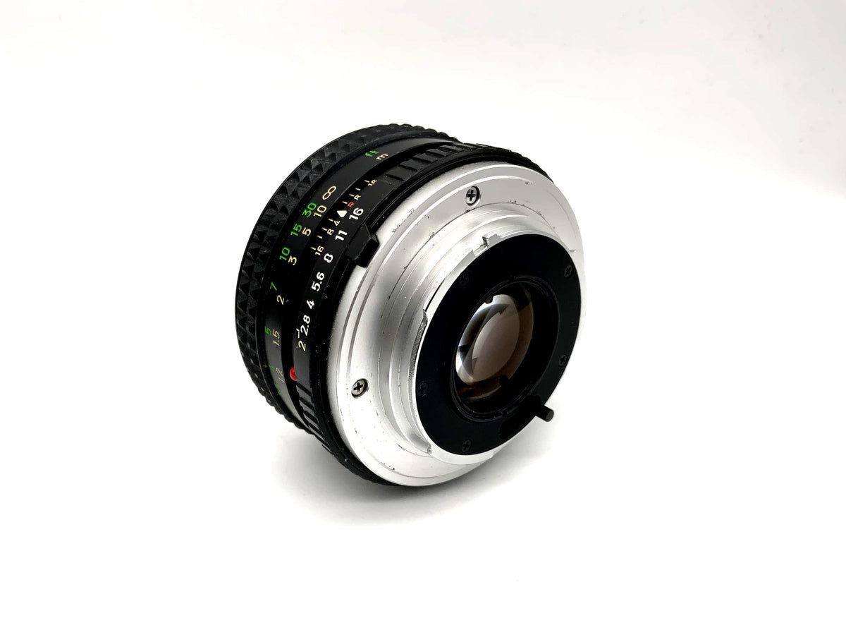 Objectif Minolta 50 mm 1:2 MC Rokkor-PF pour appareil photo (Minolta MD)