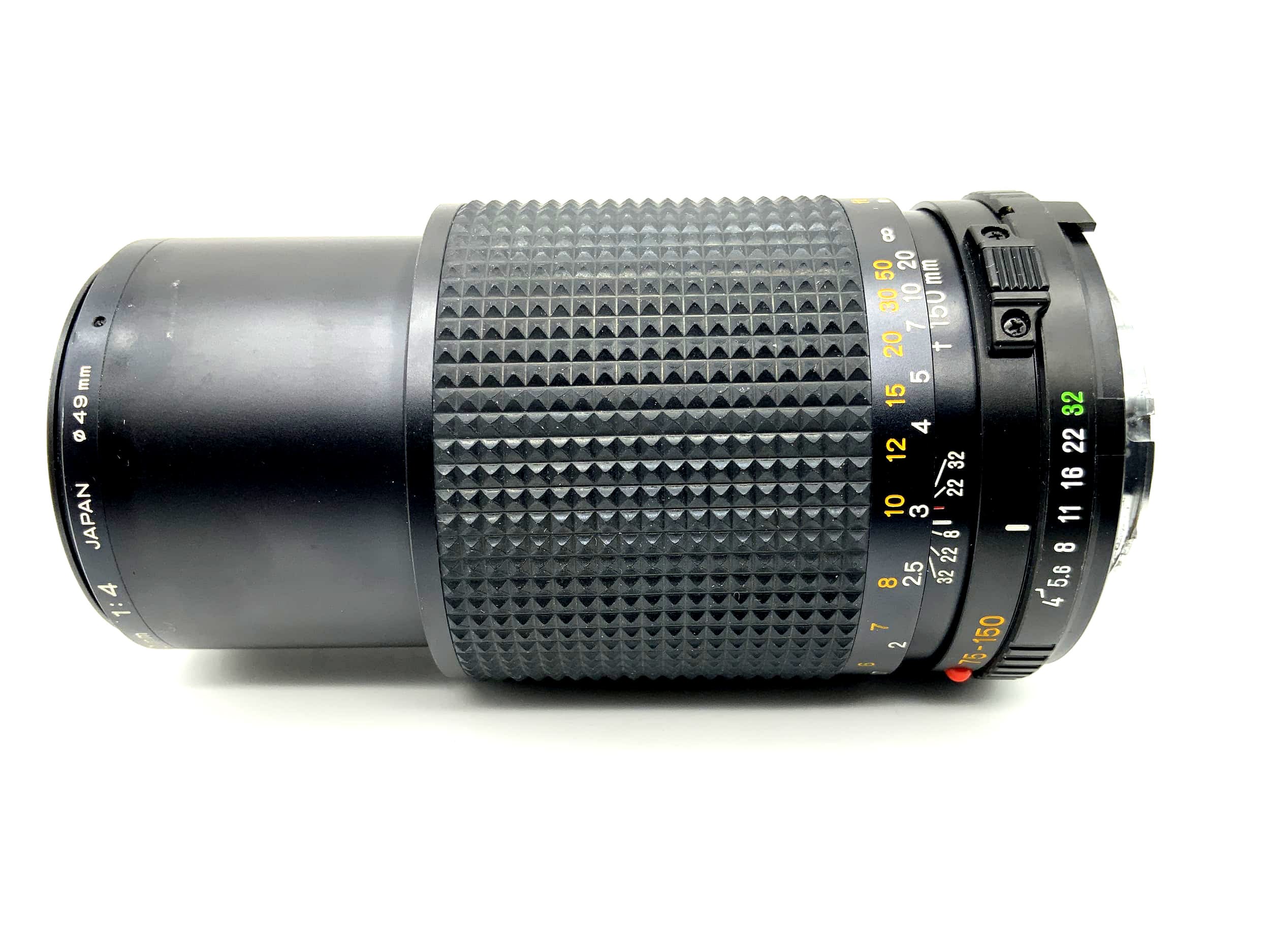 Minolta 75-150mm 1:4 Lens Zoom Camera Camera Lens (Minolta MD)