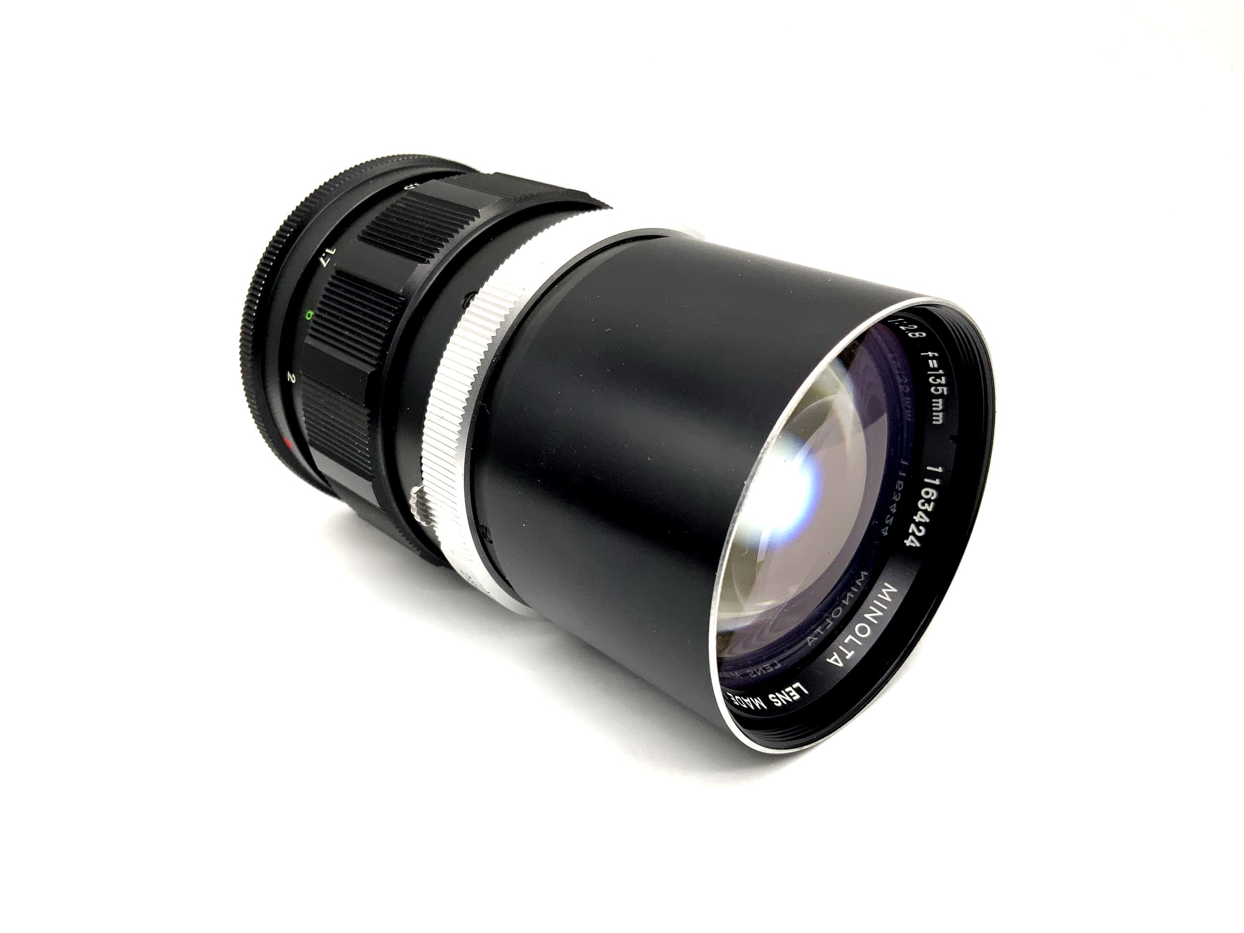 Minolta 135mm 1:2.8 Lens MC Tele Rokkor-PF Camera Lens (Minolta MD)