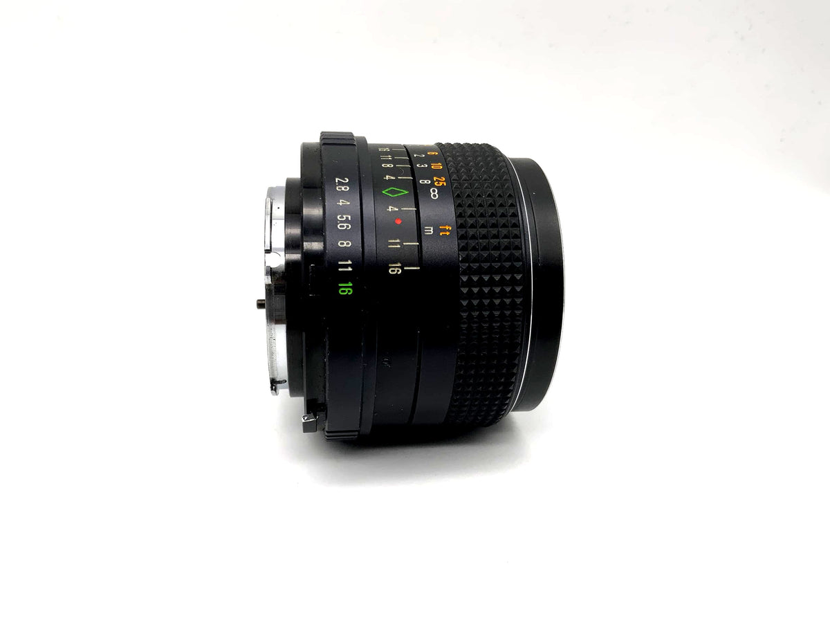 Objectif Beroflex 28 mm 1:2.8 MC pour caméra de voiture (Minolta MD)