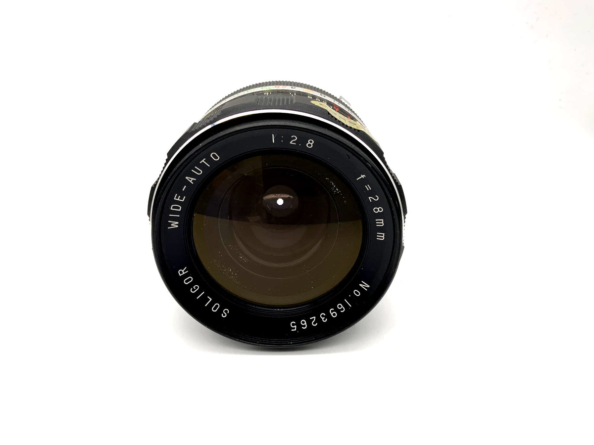 Objectif Soligor 28 mm 1:2.8 grand angle automatique (Minolta MD)