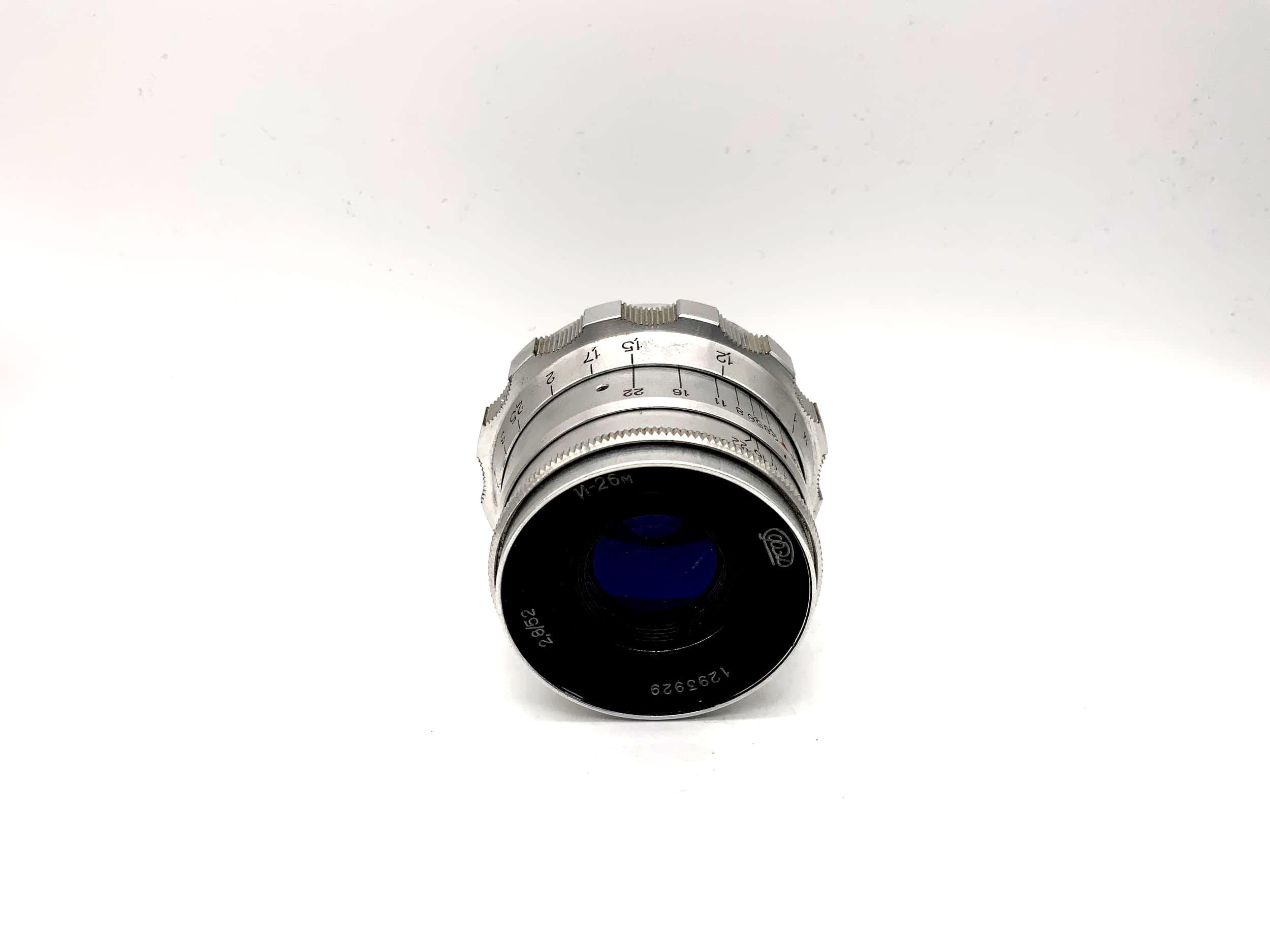 Objectif FED 52 mm 1:2.8 L39 compatible avec l'appareil photo Leica Industar N-26M (M39)