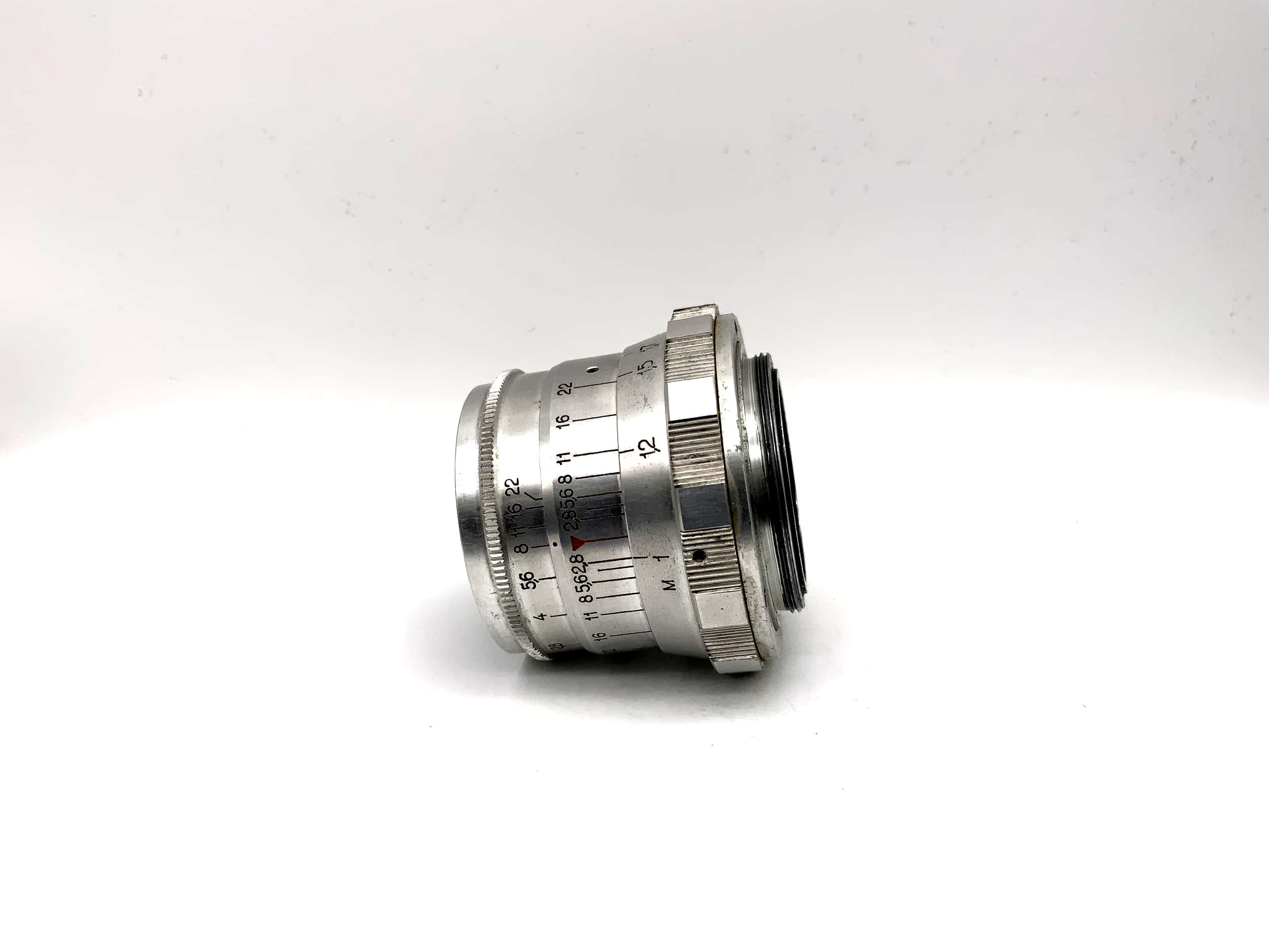 Objectif FED 52 mm 1:2.8 L39 compatible avec l'appareil photo Leica Industar N-26M (M39)