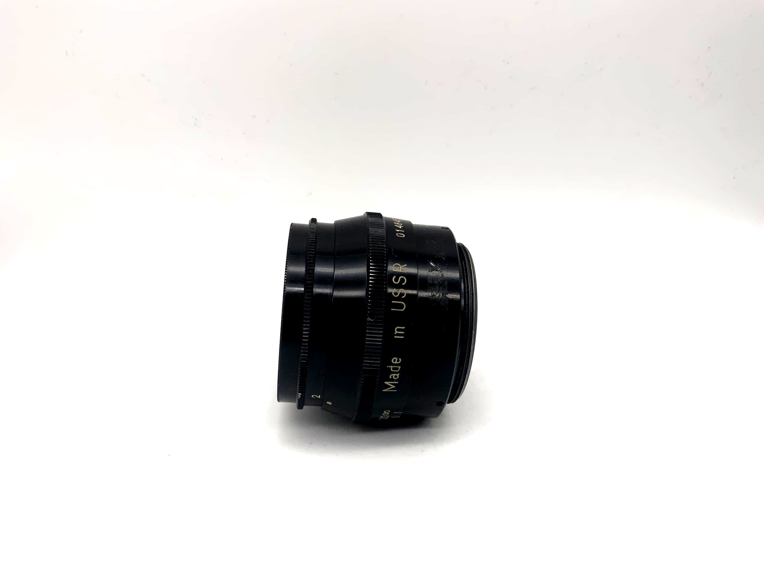 Objectif KMZ 50 mm 1:2 L39 compatible avec l'appareil photo Leica Jupiter-8 (M39)