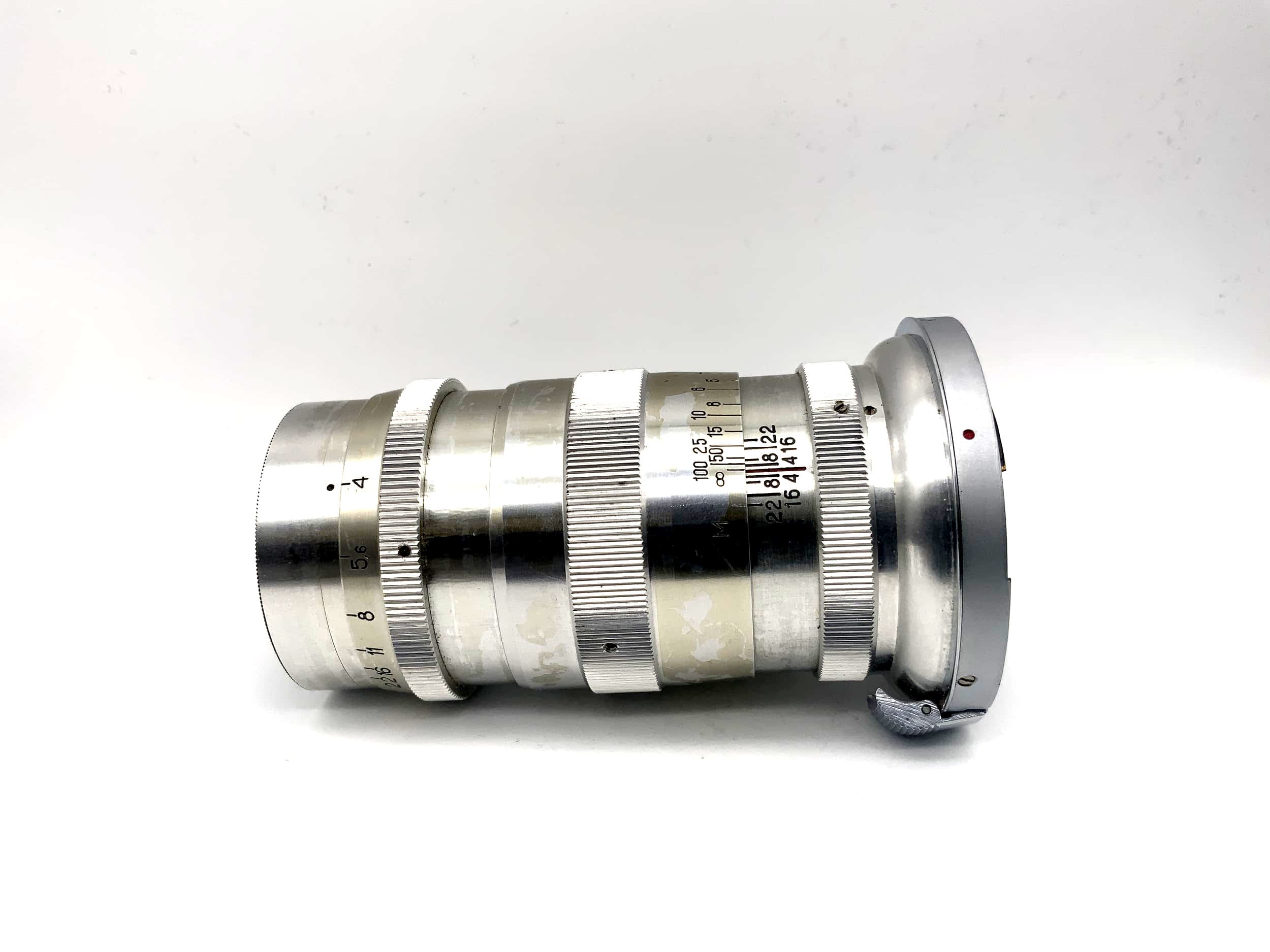 Objectif KMZ 135 mm 1:4 pour appareil photo Jupiter-11 (Contax RF)