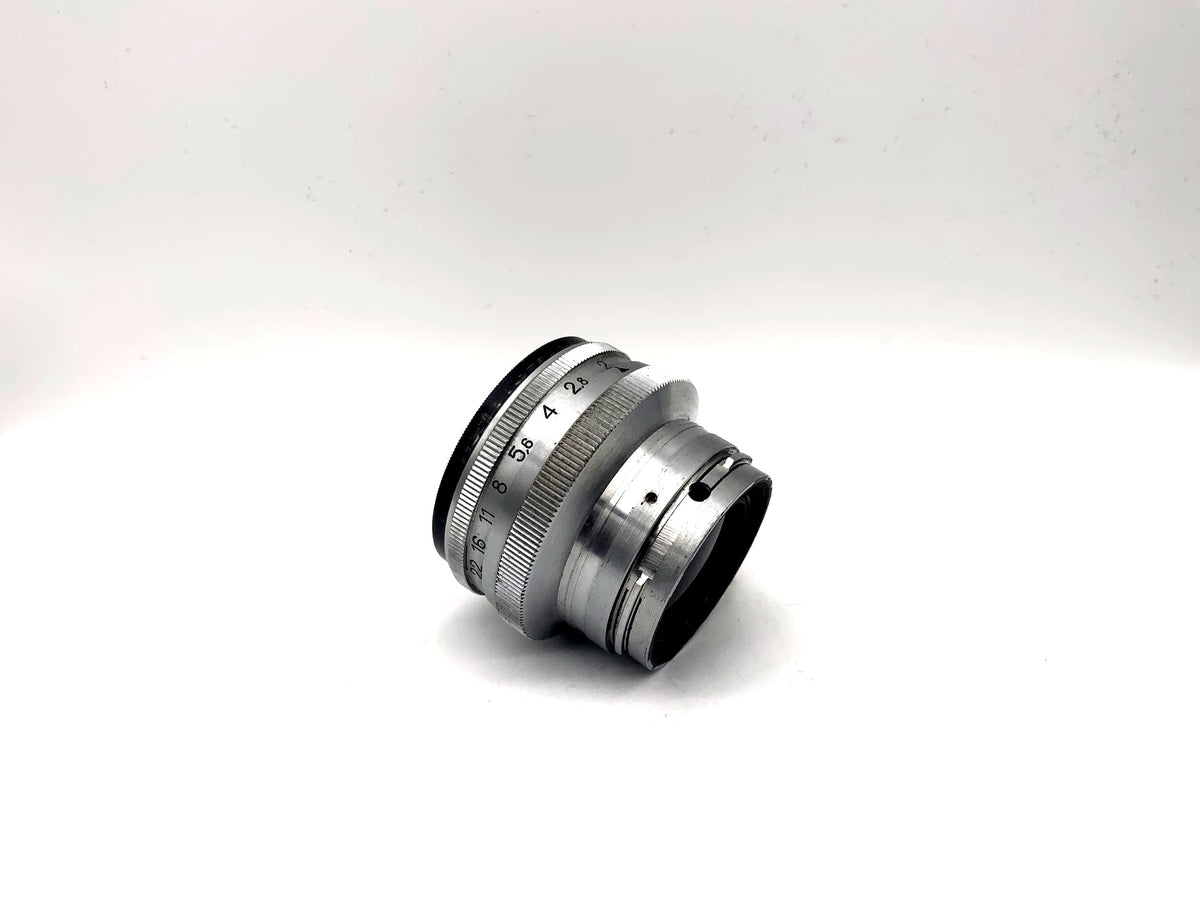 Objectif KMZ 50mm 1:2 Jupiter-8M 5cm rouge P pour appareil photo (Contax RF)
