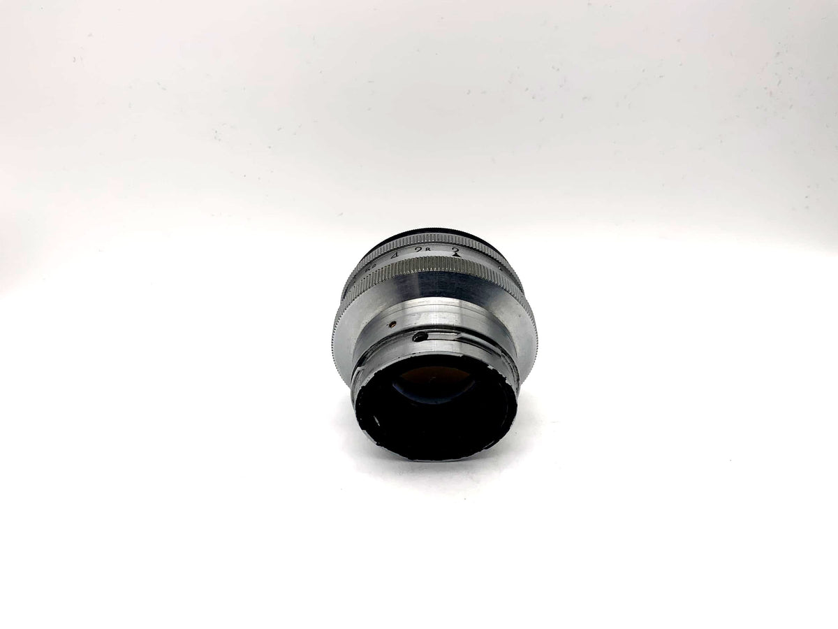 Objectif KMZ 50mm 1:2 Jupiter-8M 5cm rouge P pour appareil photo (Contax RF)