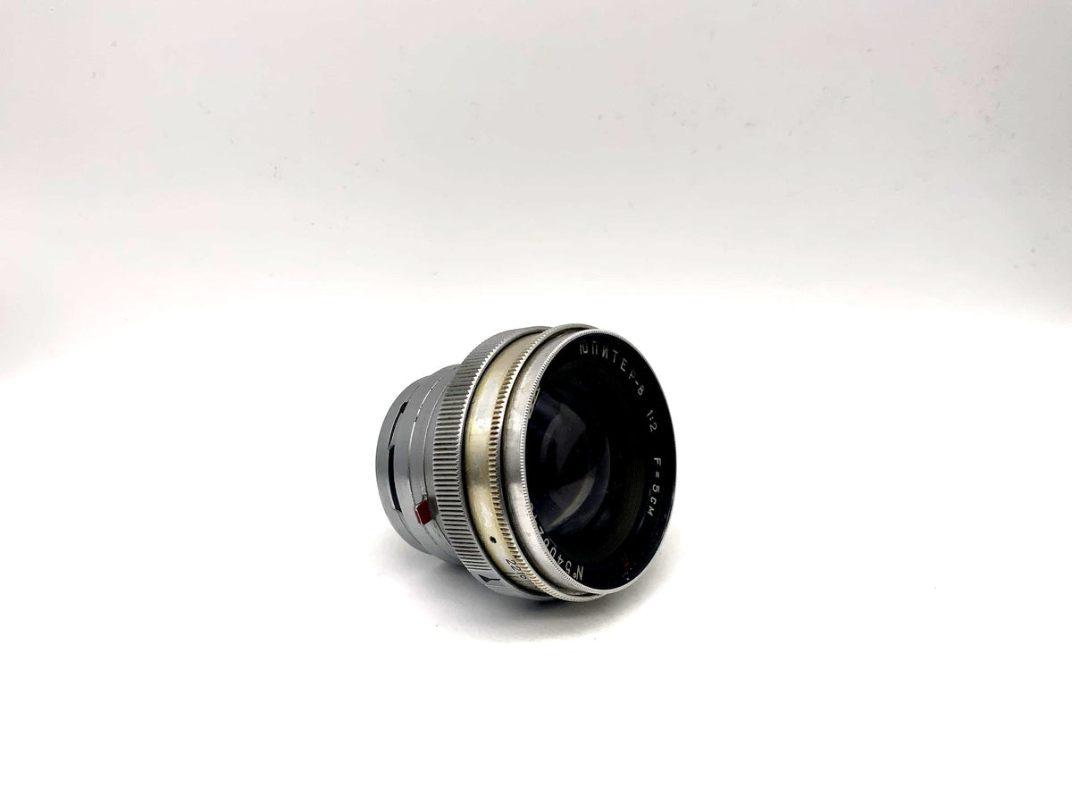 Objectif ZOMZ Jupiter-8M 50mm 1:2 5cm rouge P pour télémètre (Contax RF)
