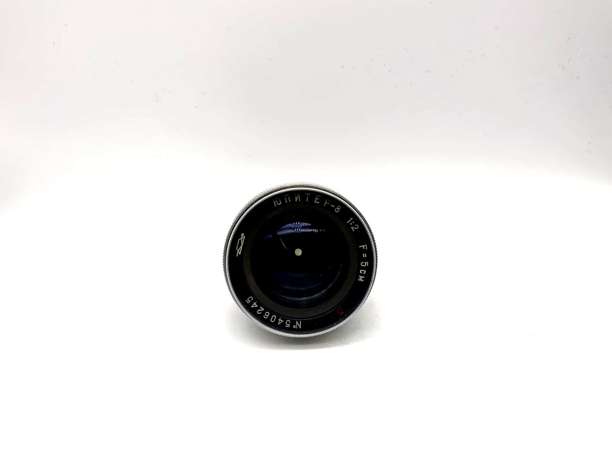 Objectif ZOMZ Jupiter-8M 50mm 1:2 5cm rouge P pour télémètre (Contax RF)