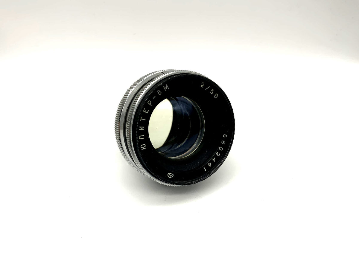 Objectif KMZ 50 mm 1:2 pour appareil photo Jupiter-8M (Contax RF)