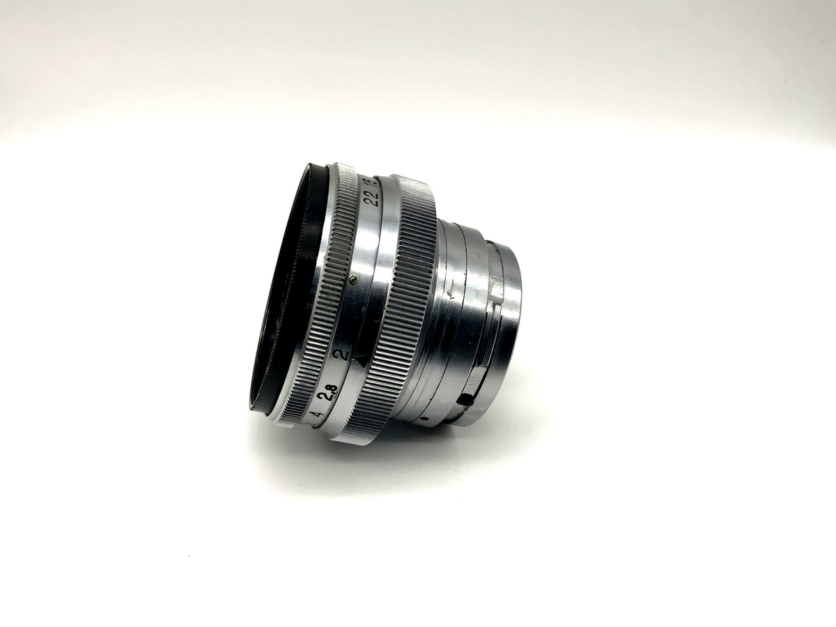 Objectif KMZ 50 mm 1:2 pour appareil photo Jupiter-8M (Contax RF)