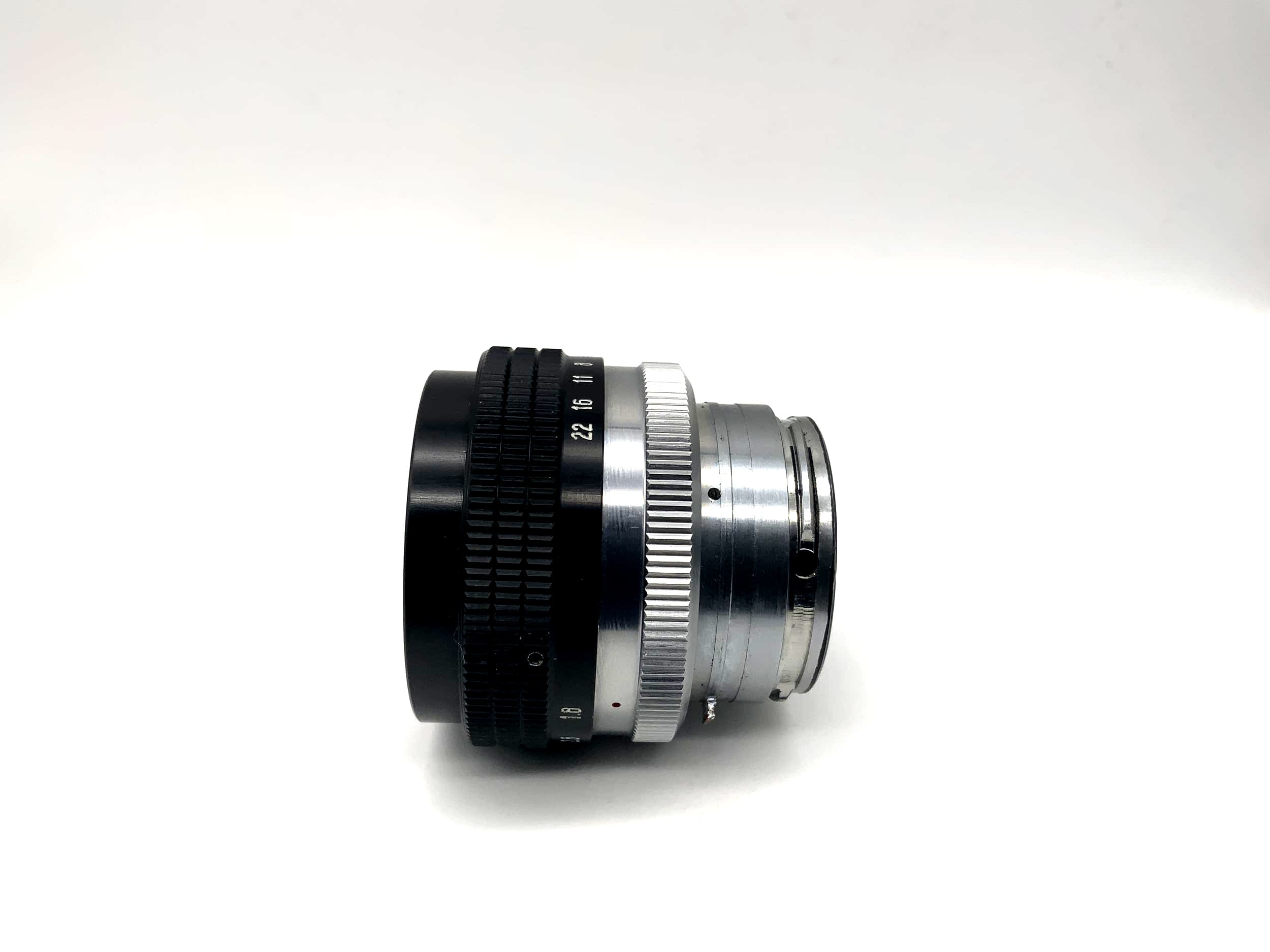 Objectif KMZ 53 mm 1:1.8 pour appareil photo Helios-103 (Contax RF)