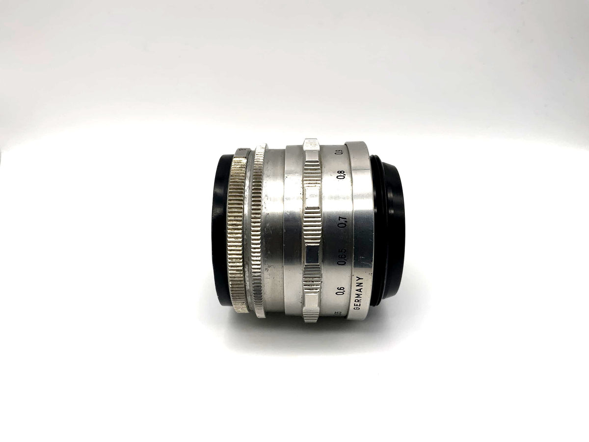 Objectif Carl Zeiss 50 mm 1:2.8 Tessar rouge T Q1 compact 14 lamelles (M42)