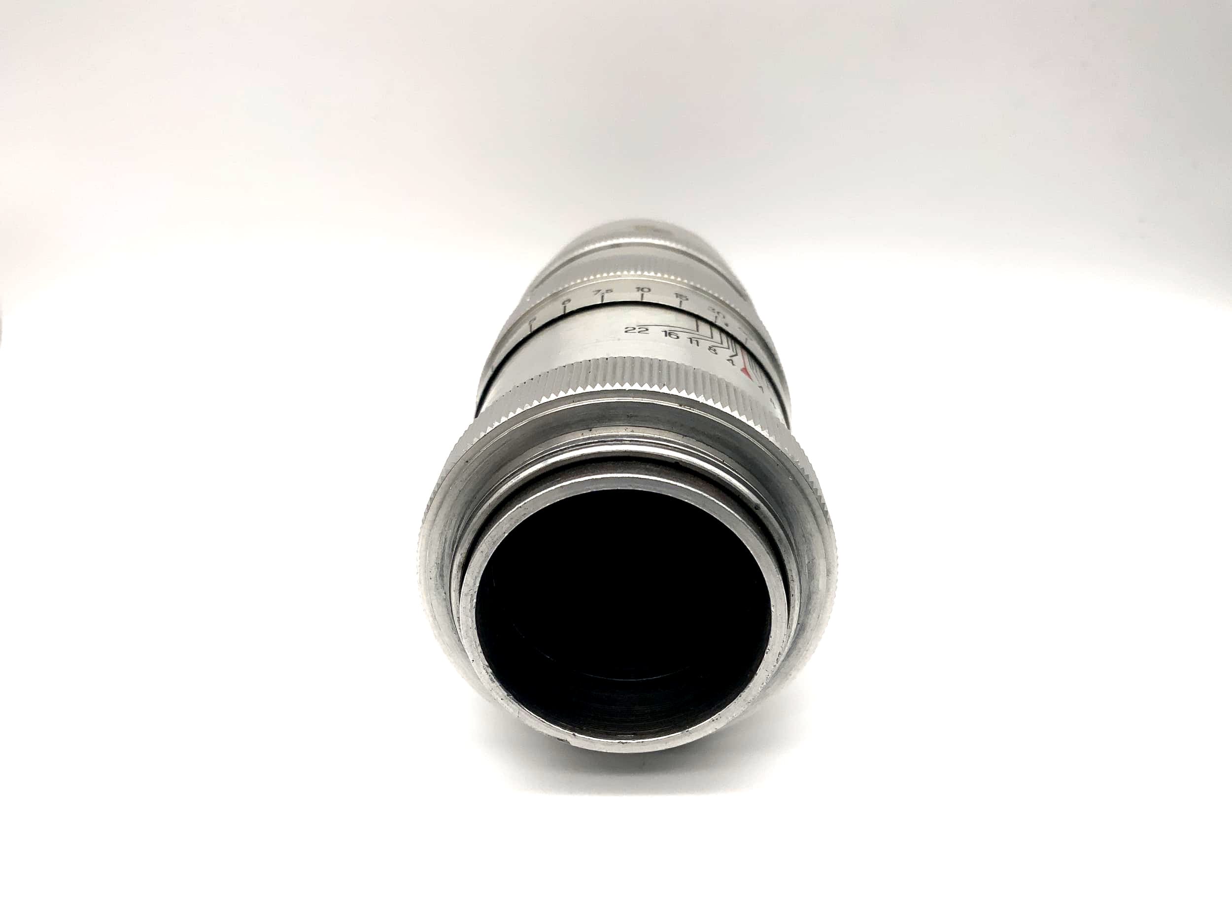 Jupiter-11 red P 135mm 1:4 lens 13.5cm for rangefinder (M39)