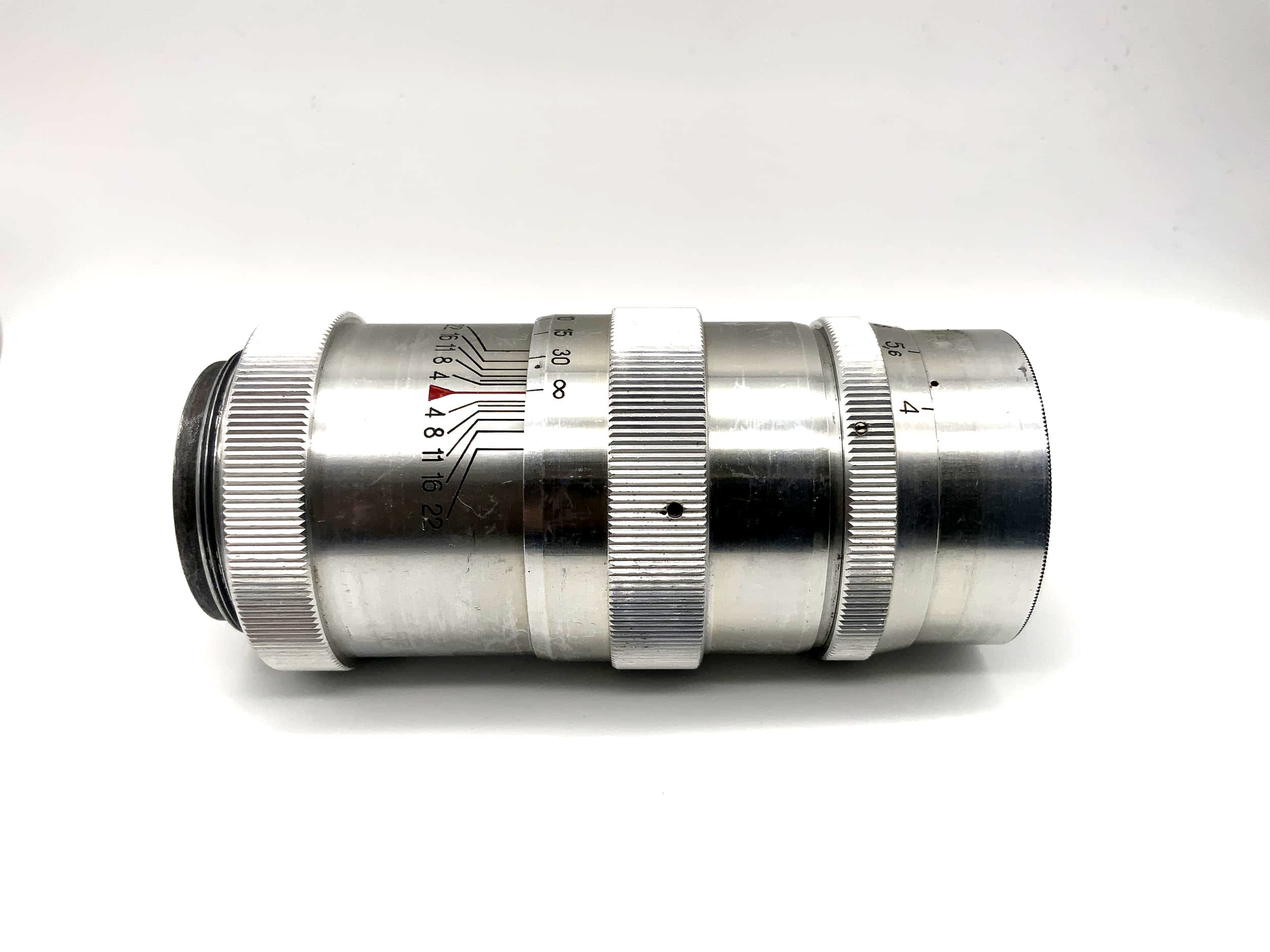 Jupiter-11 red P 135mm 1:4 lens 13.5cm for rangefinder (M39)
