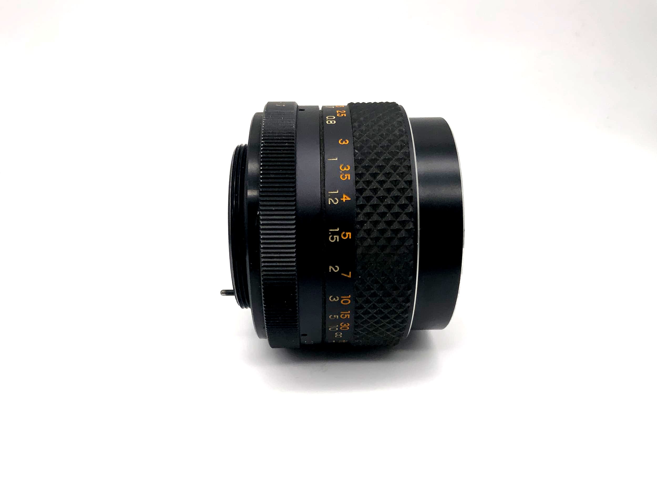 Objectif Yashica 50 mm 1:1,7 pour appareil photo Yashicon DS-M (M42)