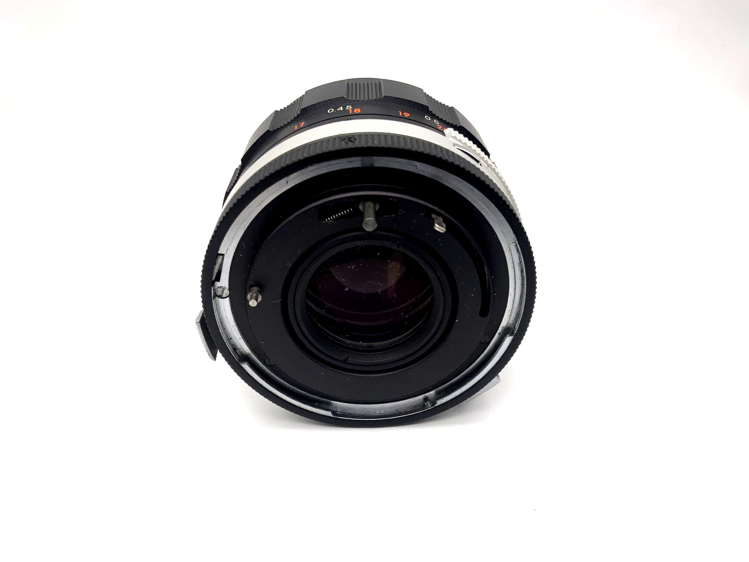 Objectif Miranda 50 mm 1:1.8 rouge E Auto pour appareil photo (baïonnette Miranda)