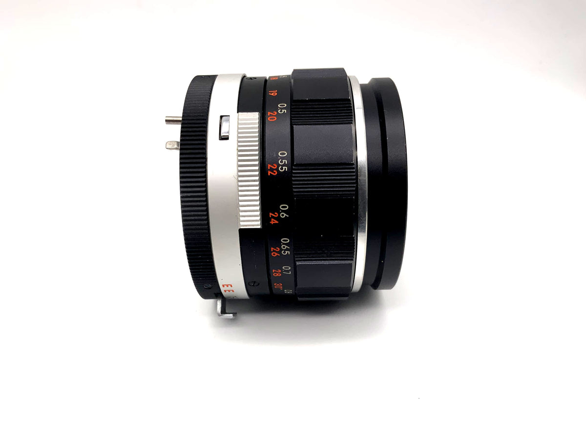 Objectif Miranda 50 mm 1:1.8 rouge E Auto pour appareil photo (baïonnette Miranda)