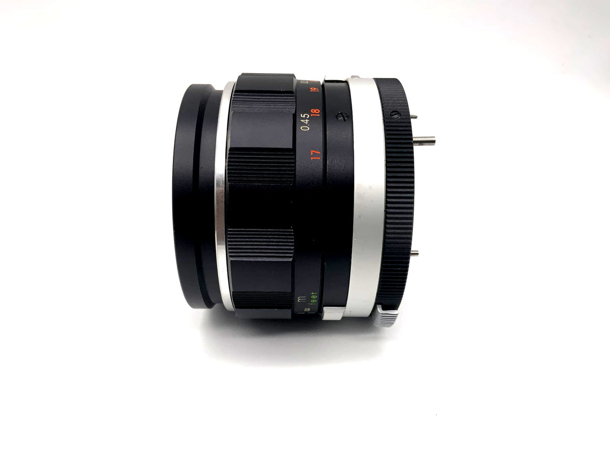 Objectif Miranda 50 mm 1:1.8 rouge E Auto pour appareil photo (baïonnette Miranda)