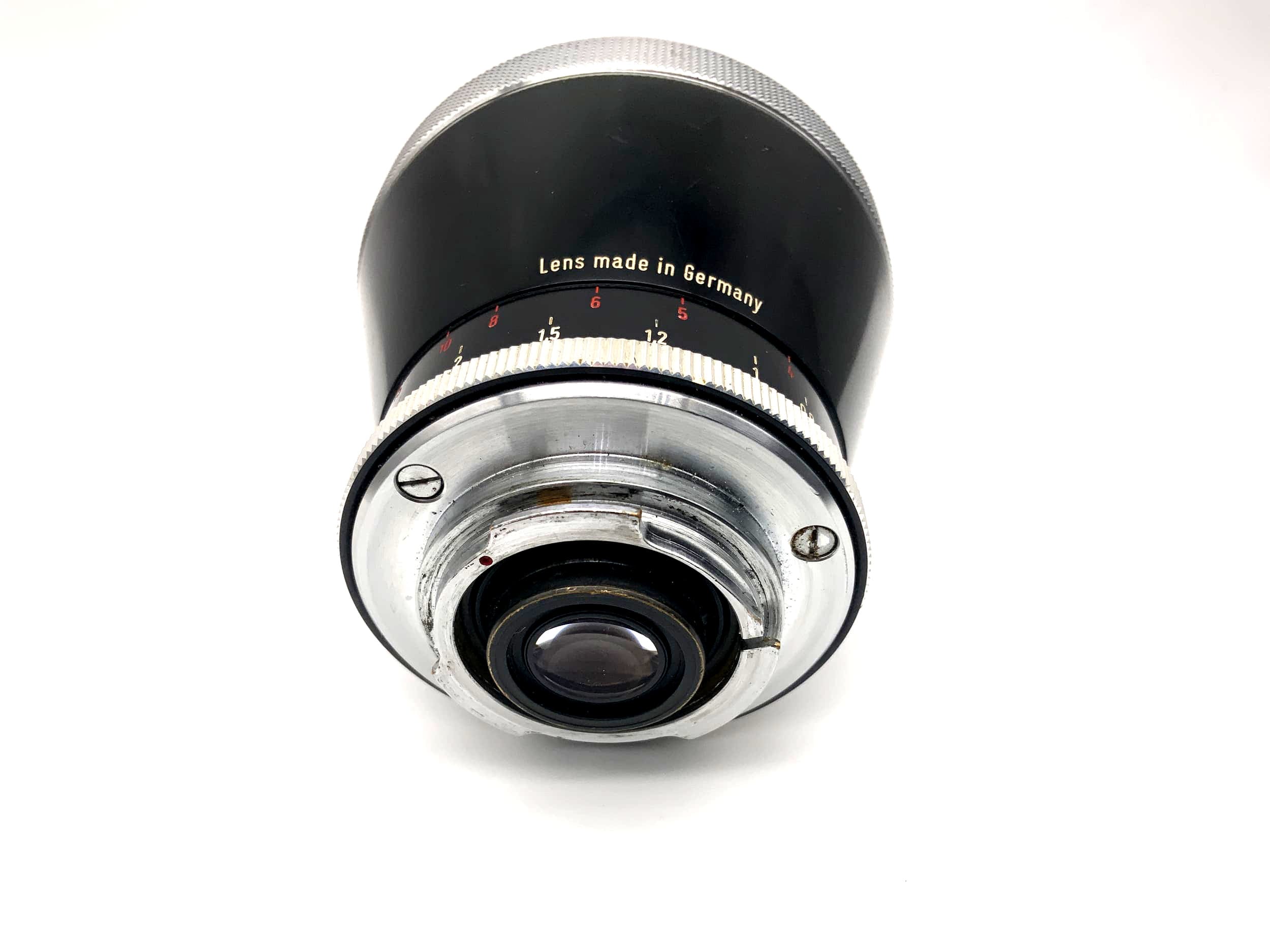Objectif Carl Zeiss 115 mm f/4 Pro Tessar pour appareil photo Contaflex (DLK)