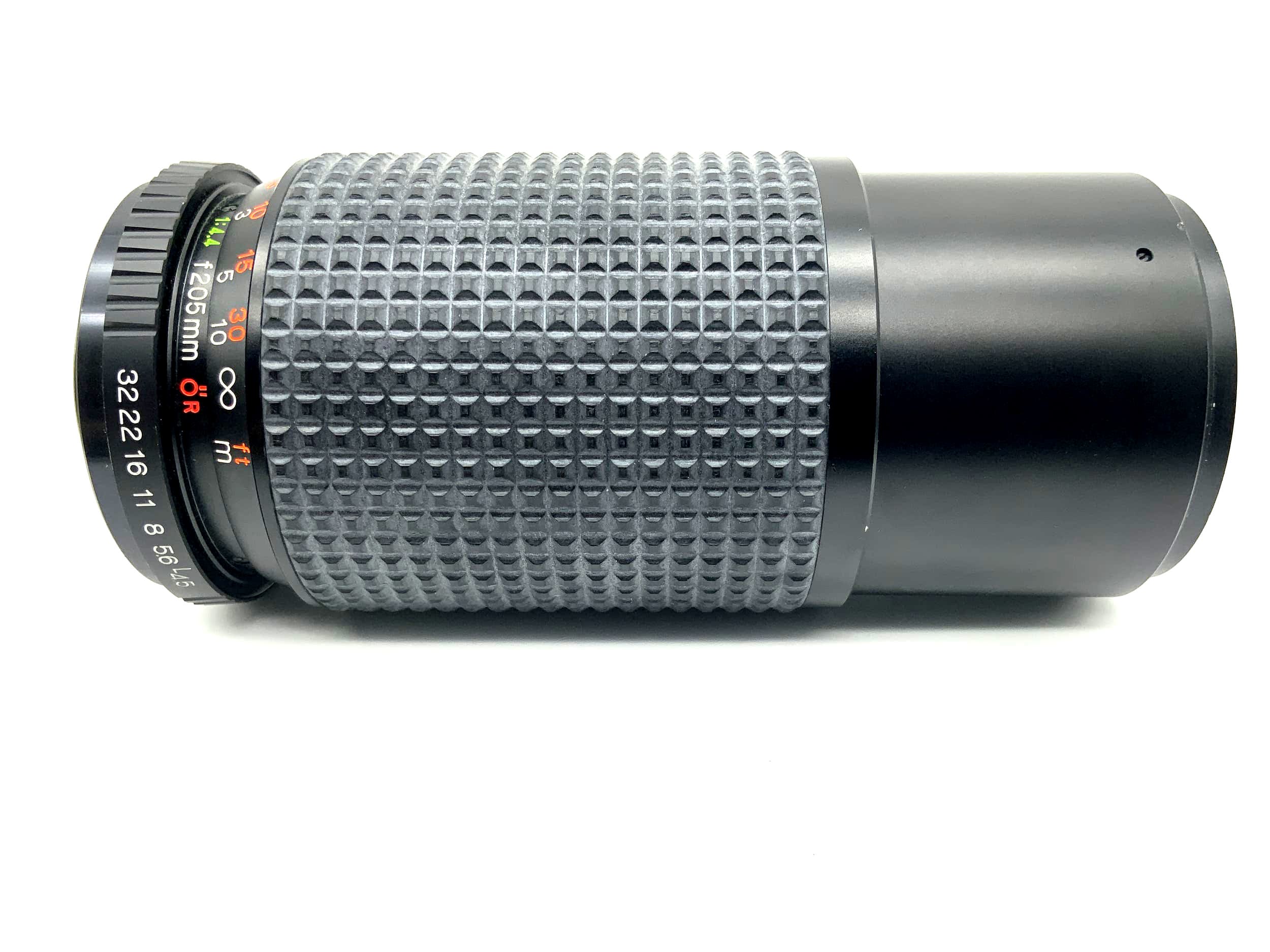 Objectif Revuenon 80-205mm 1:4.5 Auto MC Macro pour appareil photo (M42)