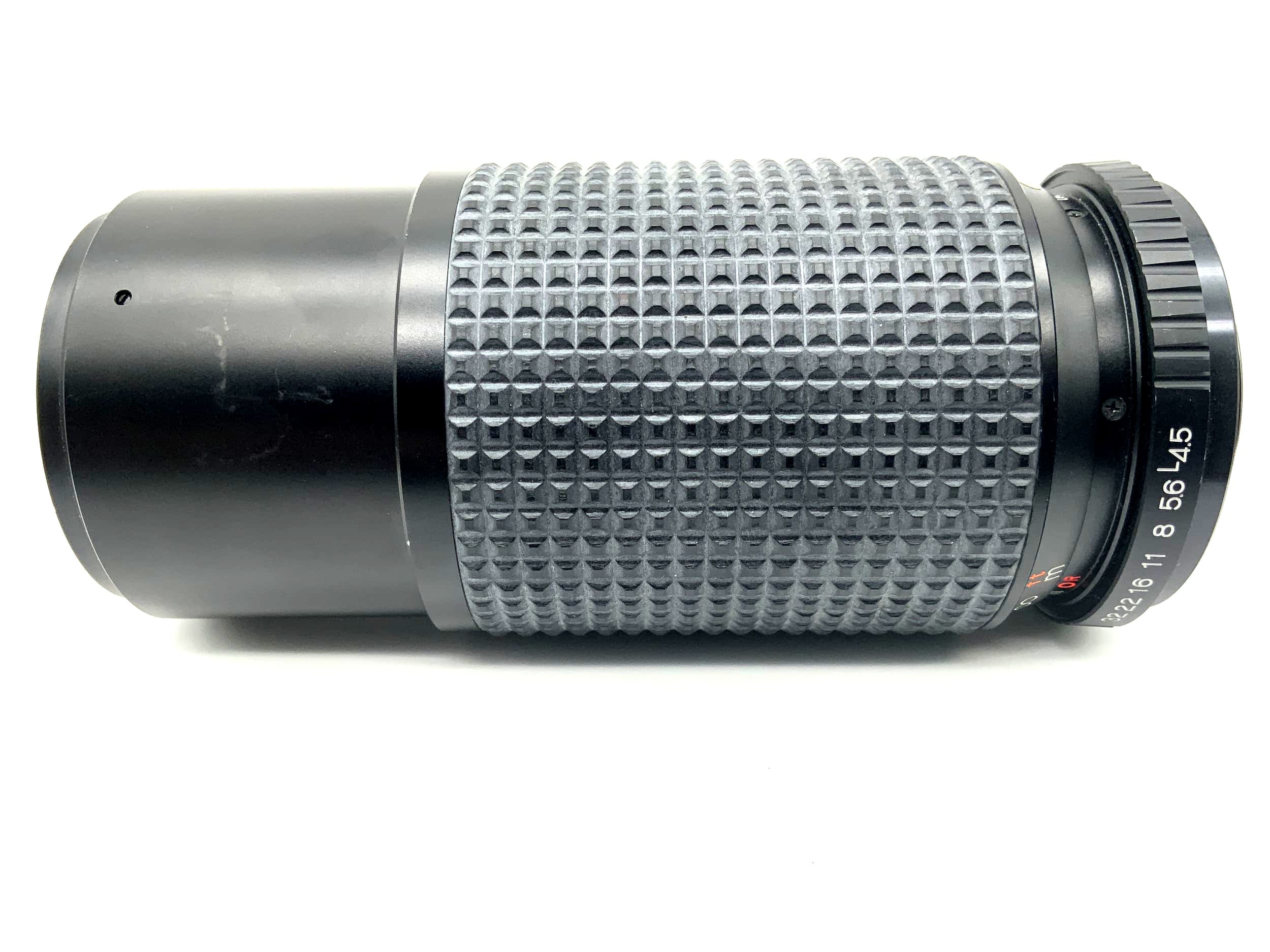 Objectif Revuenon 80-205mm 1:4.5 Auto MC Macro pour appareil photo (M42)