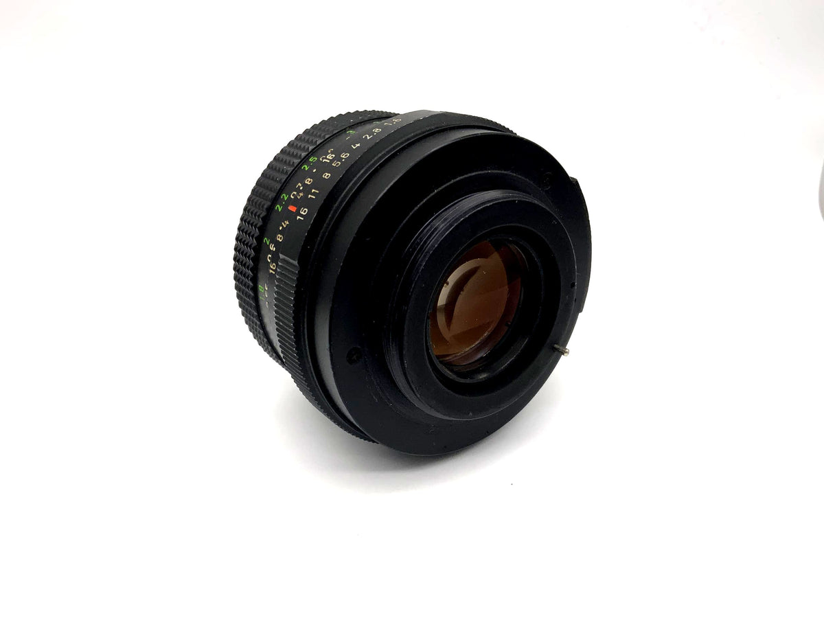 Objectif Pentacon 50 mm 1:1.8 MC également connu sous le nom d'objectif Meyer Optik Görlitz Oreston (M42)