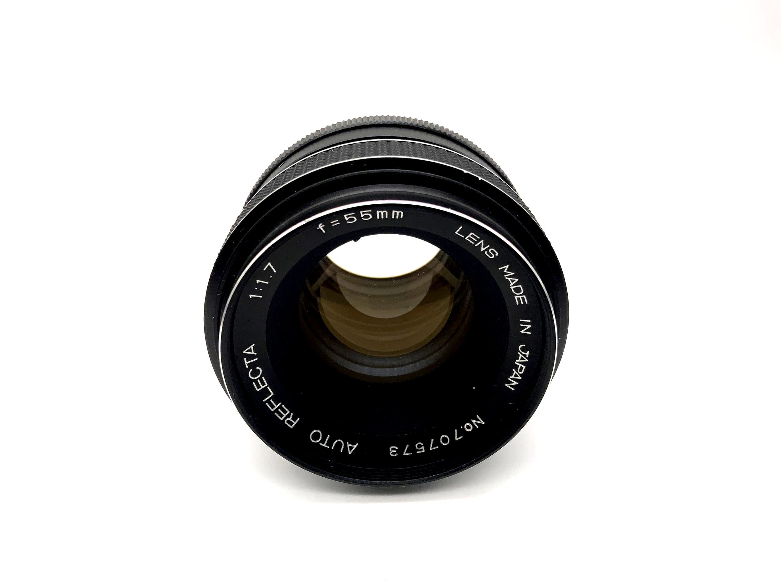 Objectif Reflecta 55 mm 1:1,7 pour caméra de voiture (M42)