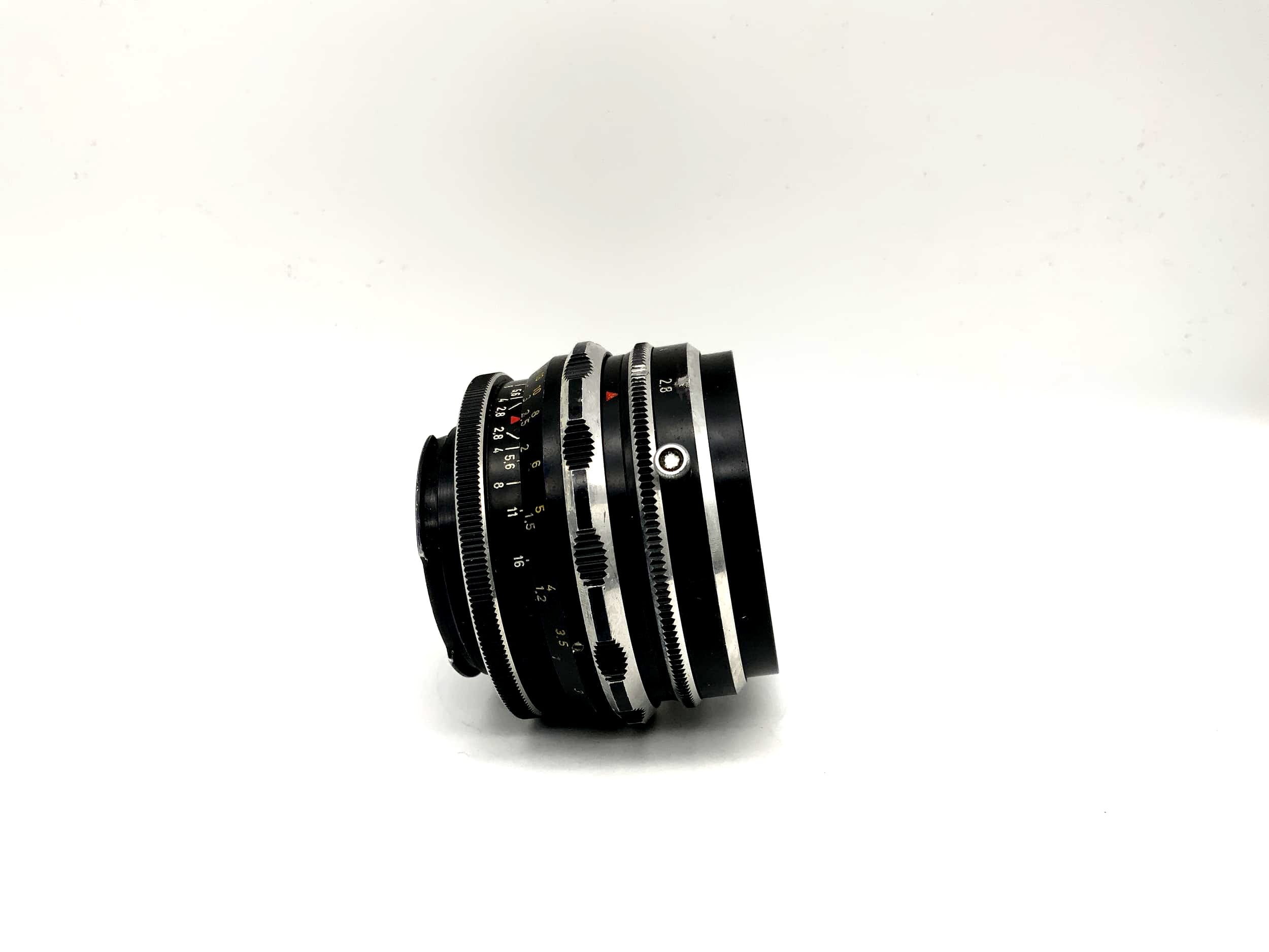 Objectif Isco-Göttingen 35 mm 1:2.8, objectif Westron (Exa)