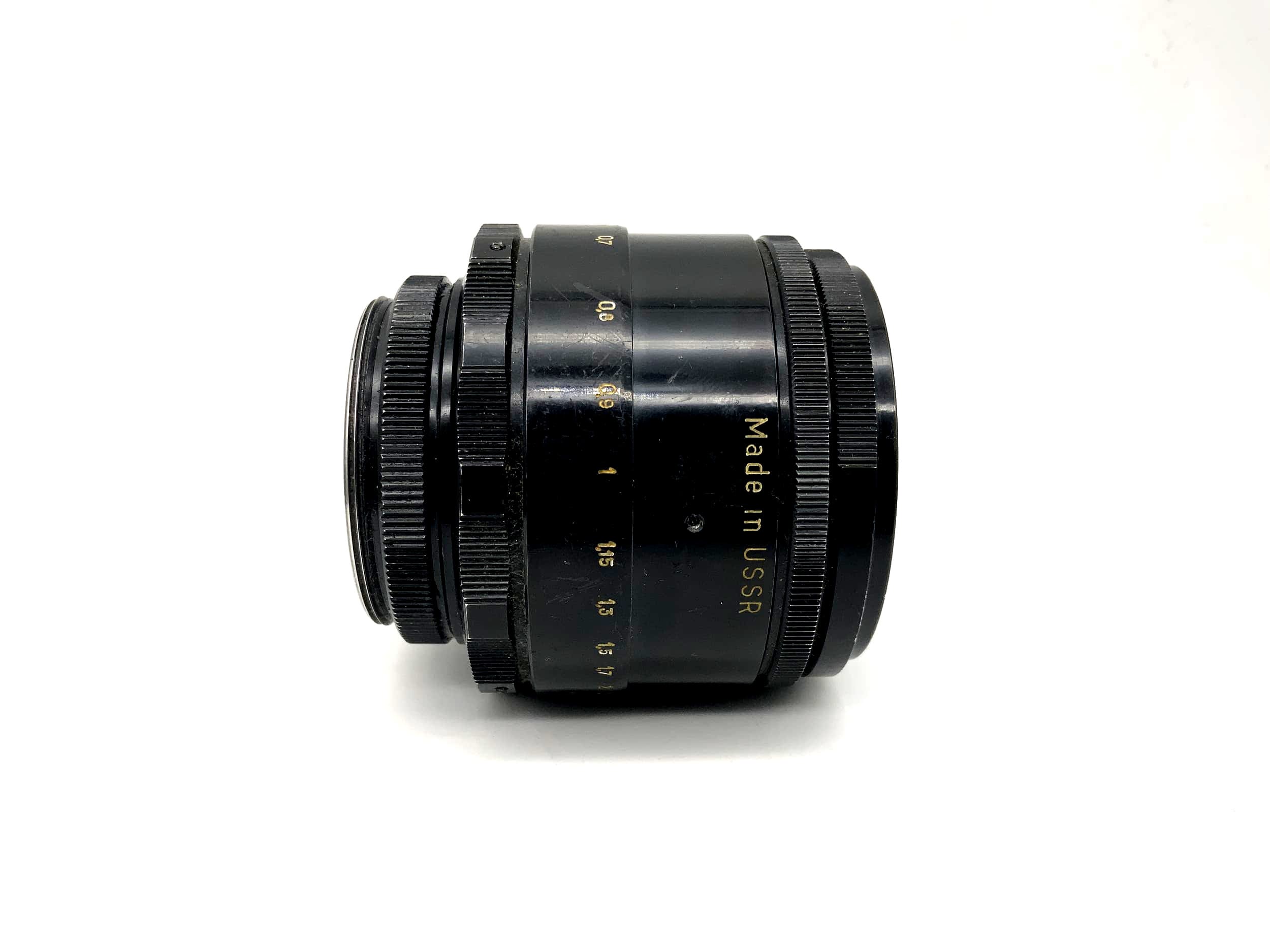 Objectif KMZ 58 mm 1:2 pour appareil photo Helios-44 (M42)